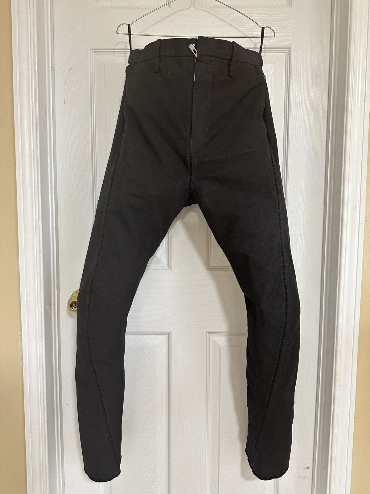 Carol Christian Poell Carol Christian Poell Object Dyed Frontzip Meltlock Pants Size US 33 - 4 Thumbnail