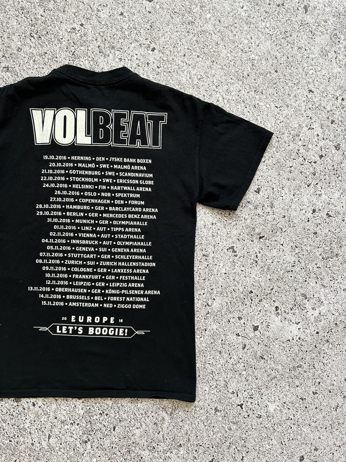 Band Tees × Vintage Vintage Volbeat Europe Let’s Boogie Tour 2016 T-Shirt Size US M / EU 48-50 / 2 - 6 Thumbnail