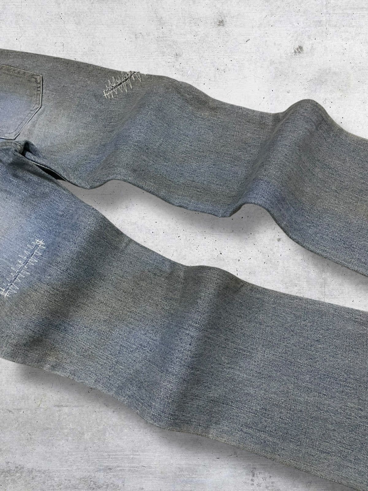 Tornado Mart VINTAGE REAL INTERPLANET OG JAPAN DIRTY STYLE FLARED DENIM Size US 28 / EU 44 - 14 Thumbnail