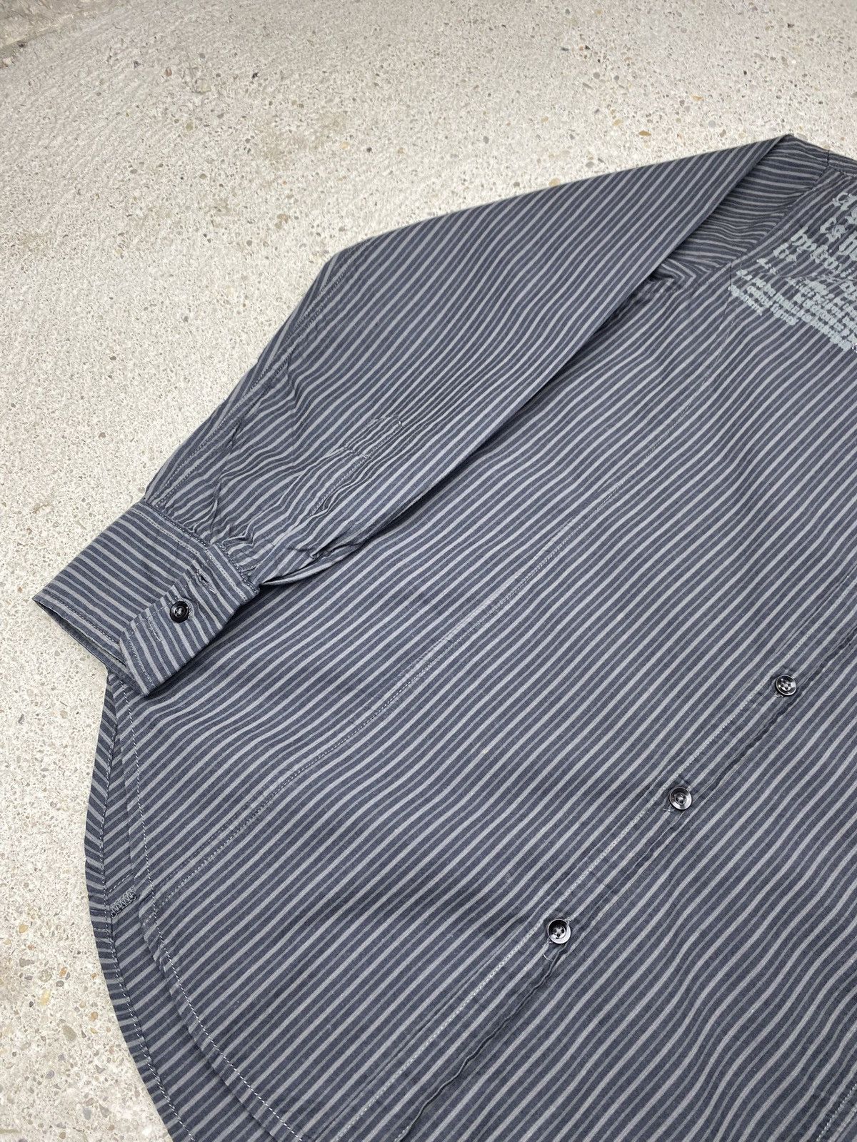 Affliction Vintage affliction striped shirt avant agrde archive vintage Size US M / EU 48-50 / 2 - 4 Thumbnail