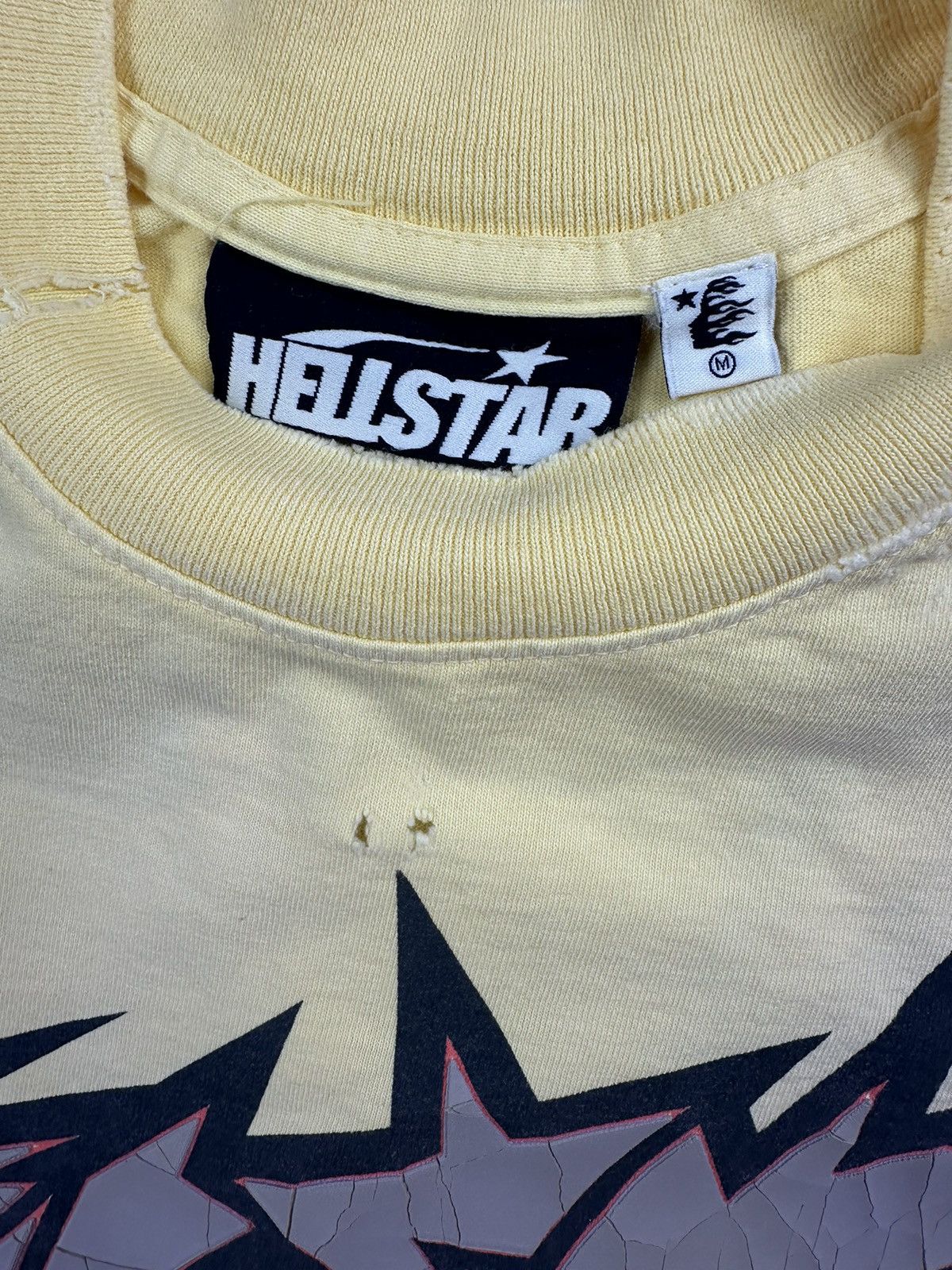 HELLSTAR Hellstar Sample Cracked Print T-shirt Size US M / EU 48-50 / 2 - 5 Thumbnail