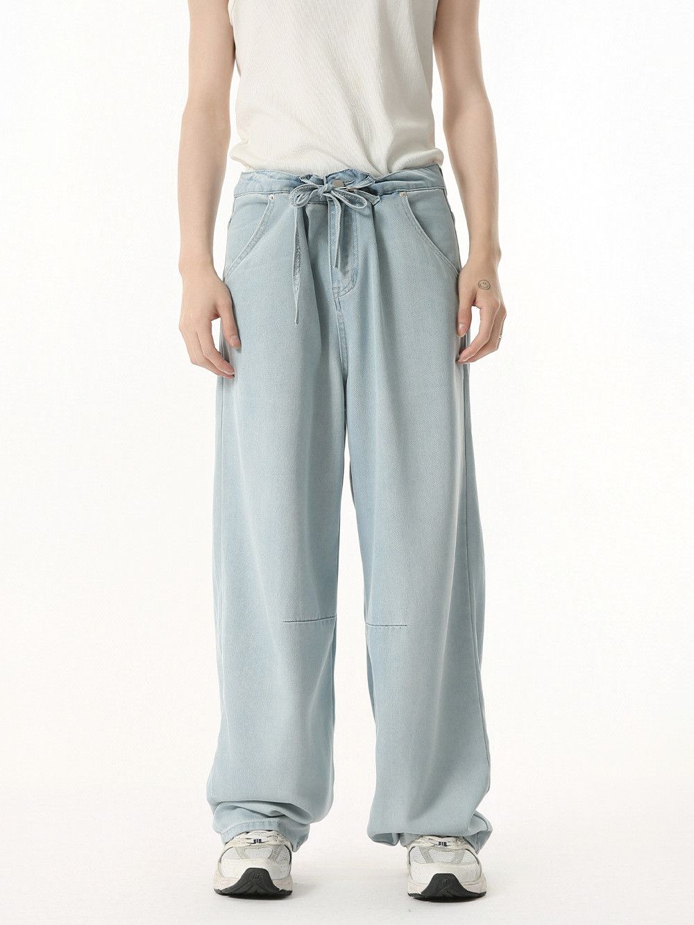 Vintage Men's Japanese Retro Cleanfit Straight Leg Jeans Size US 32 / EU 48 - 2 Thumbnail
