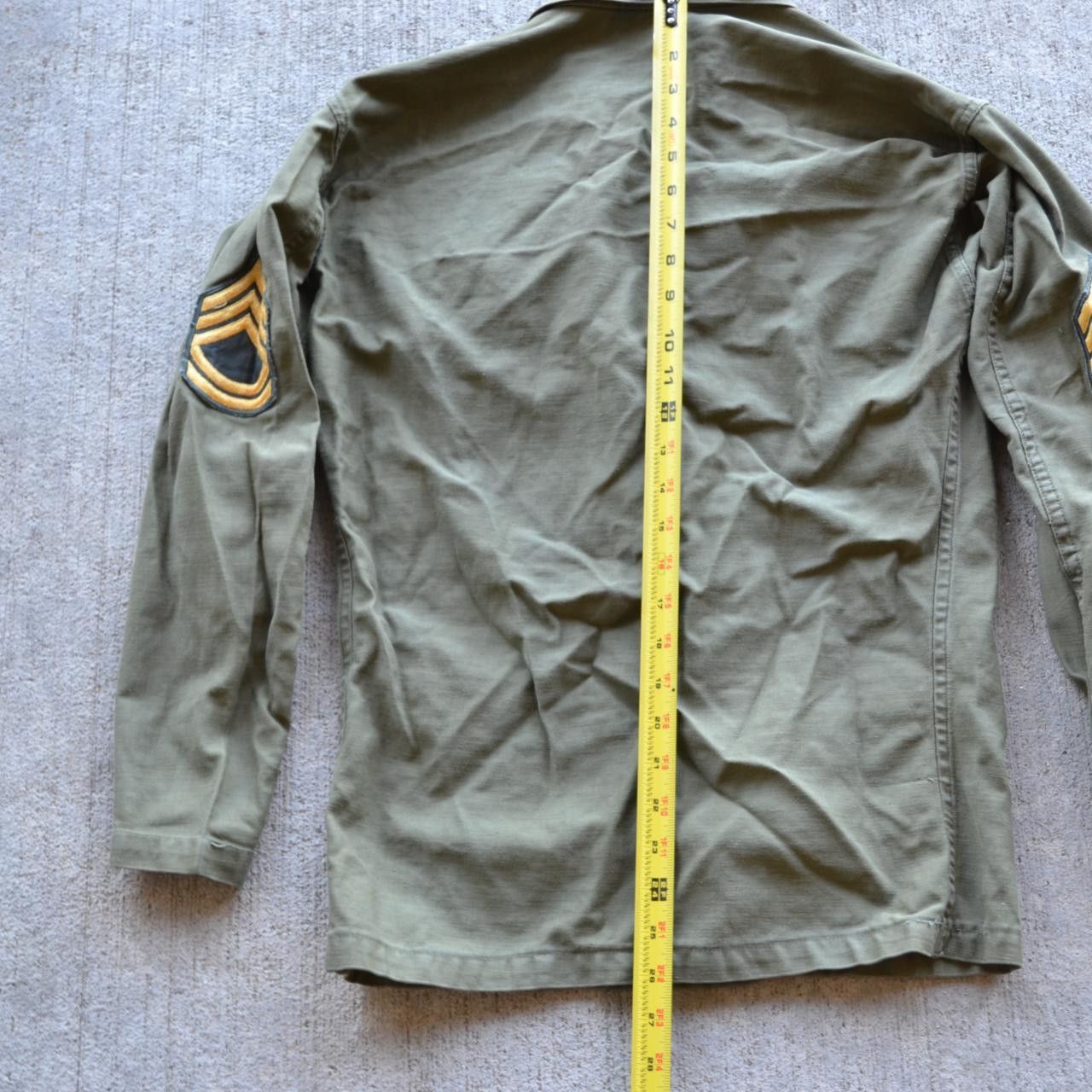 Vintage vietnam fatigue shirt sergeant Size US M / EU 48-50 / 2 - 2 Thumbnail