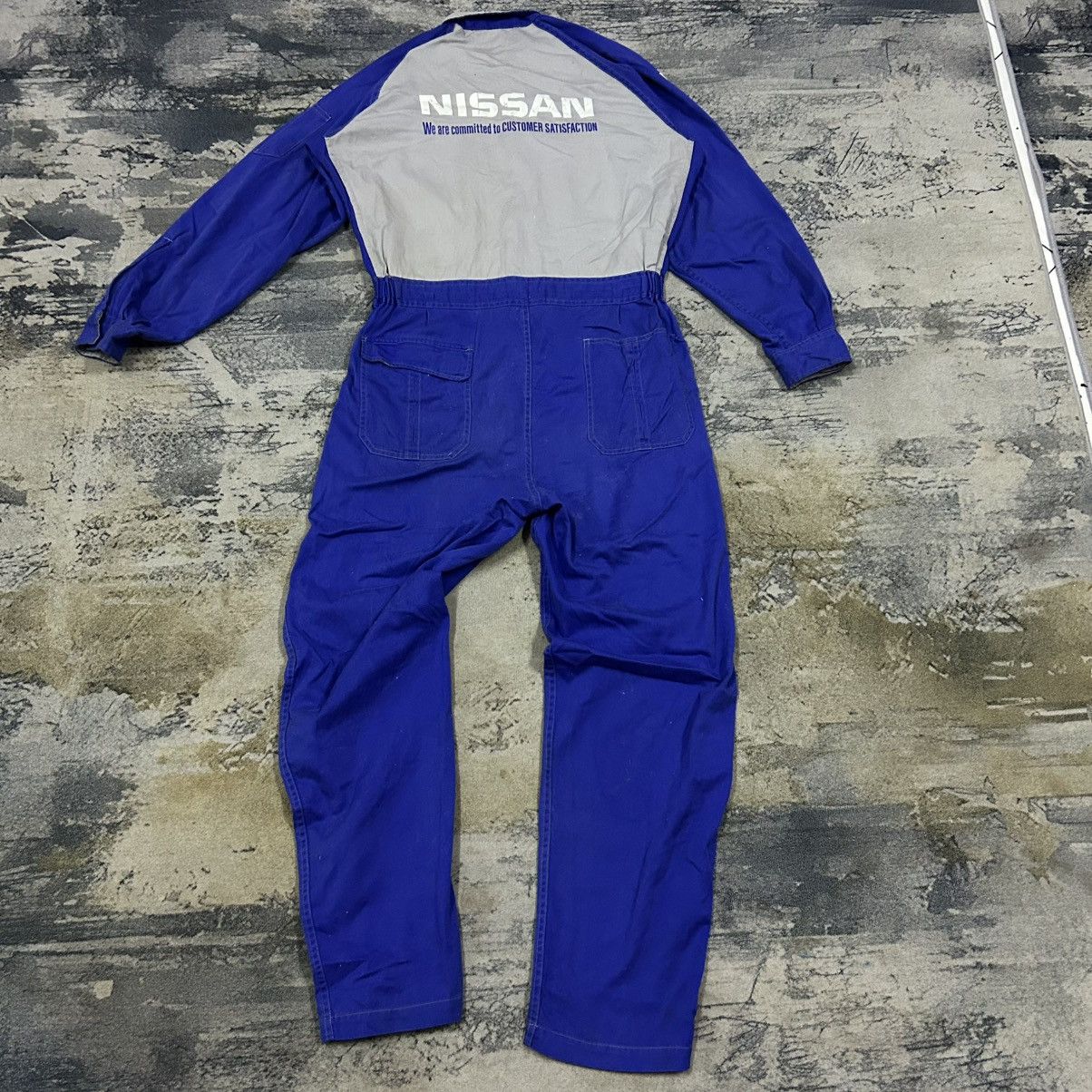 Vintage Vintage Japan MotorSport Nissan Foreman Coveralls Size US 36 / EU 52 - 9 Thumbnail