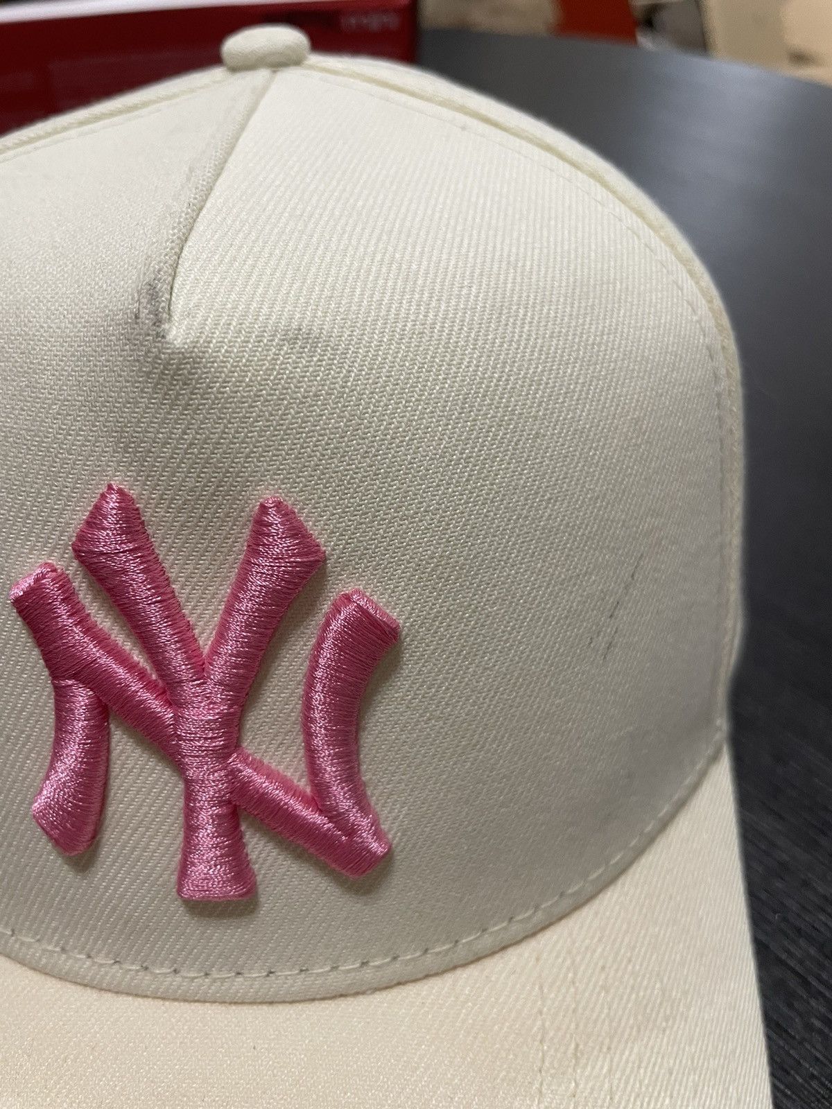 New Era NY Yankees Cooperstown Collection Pink UV Cream Pink Size ONE SIZE - 6 Thumbnail