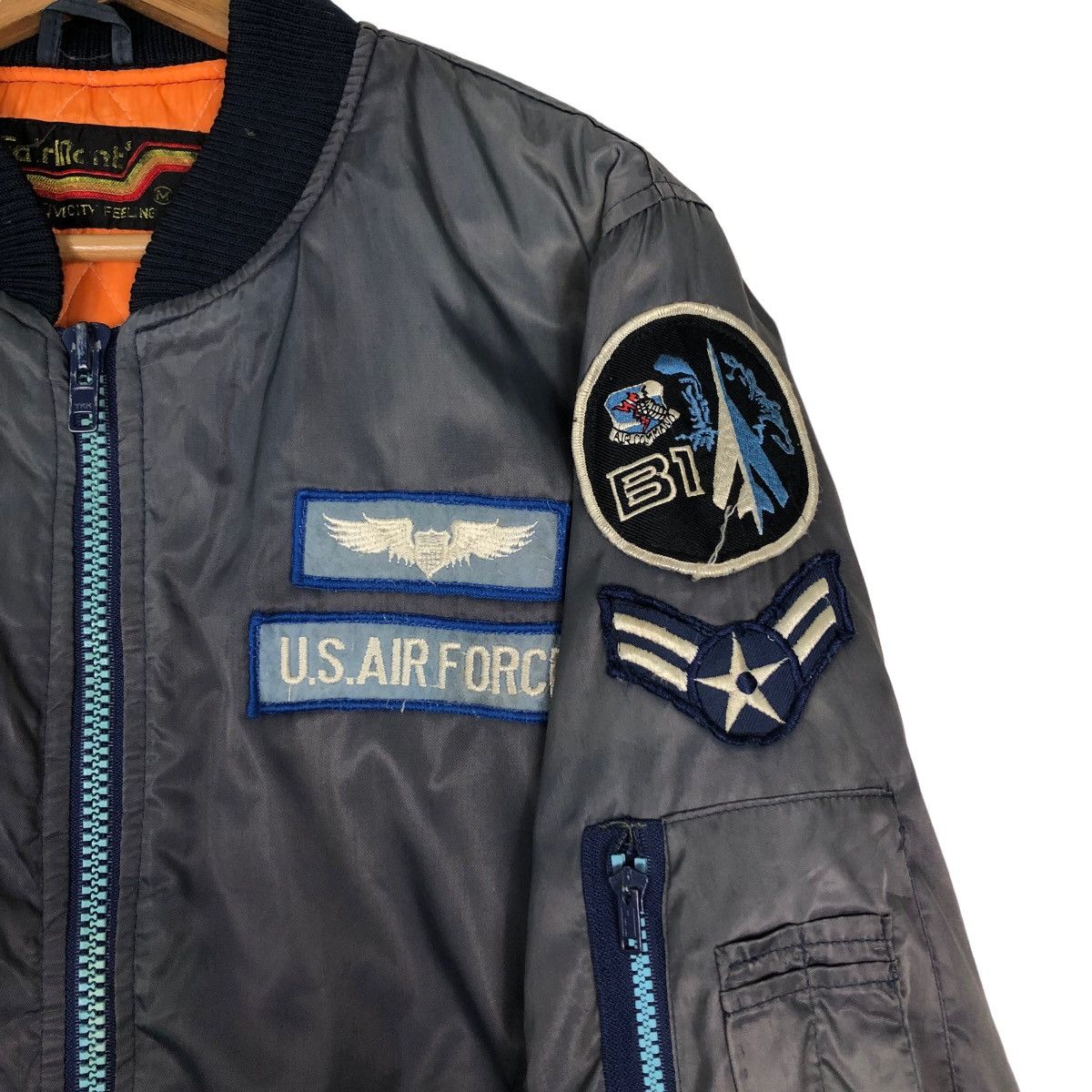 Japanese Brand 🔥Riot Riot Vintage Bomber Jacket Military Us Air Force Team Size US M / EU 48-50 / 2 - 10 Thumbnail