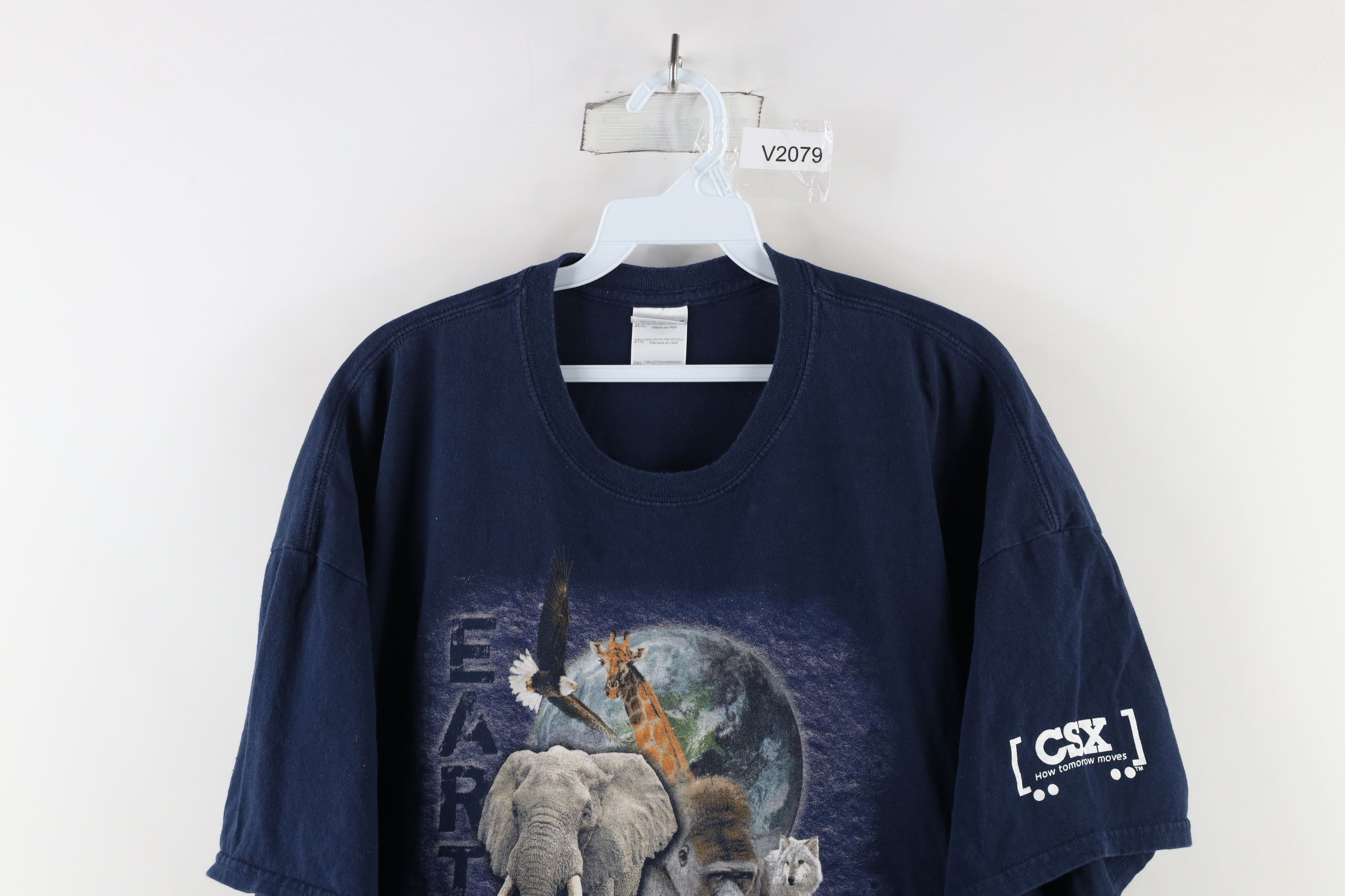 Vintage Vintage Y2K Streetwear Out Earth Day Animal Nature T-Shirt Size US XXL / EU 58 / 5 - 2 Thumbnail