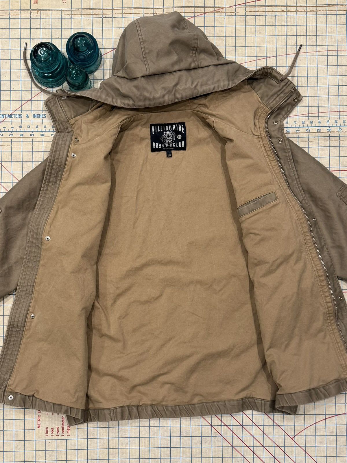 Billionaire Boys Club Billionaire Boys Club Beige Cotton Moleskin Field Jacket Men Size US S / EU 44-46 / 1 - 7 Thumbnail
