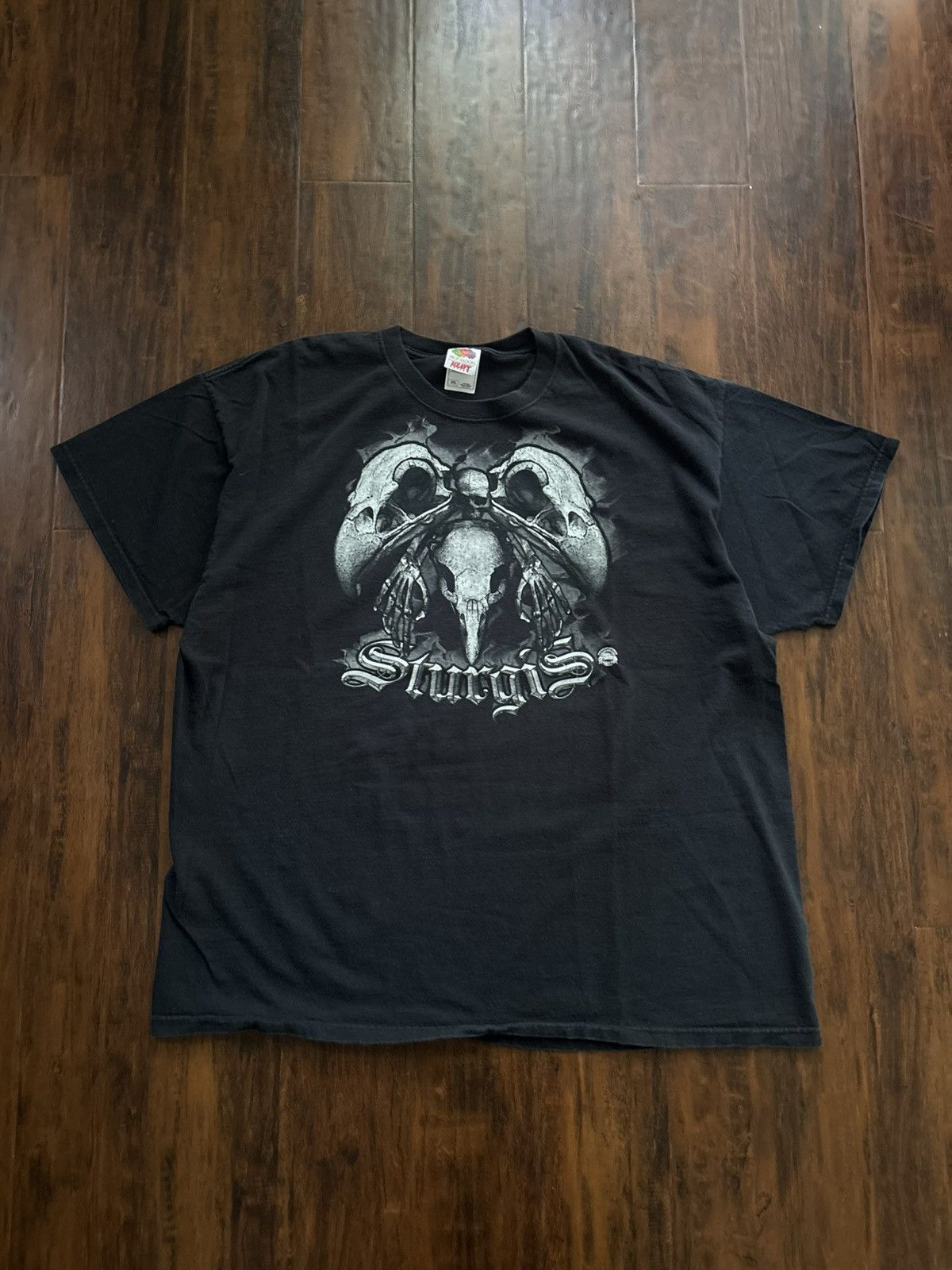 Harley Davidson vintage y2k sturgis skull tee Size US XXL / EU 58 / 5 - 2 Thumbnail