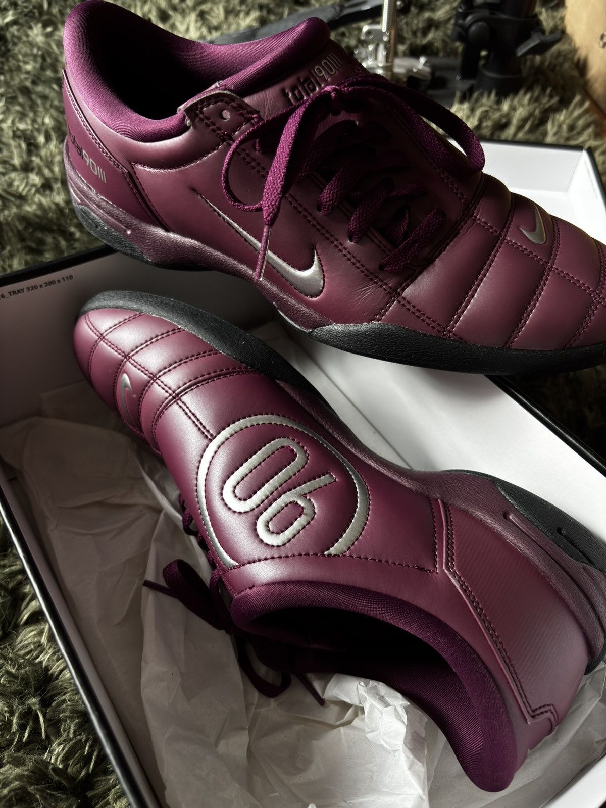 Nike Nike Total 90 SP Bordeaux Size US 10.5 / EU 43-44 - 2 Thumbnail
