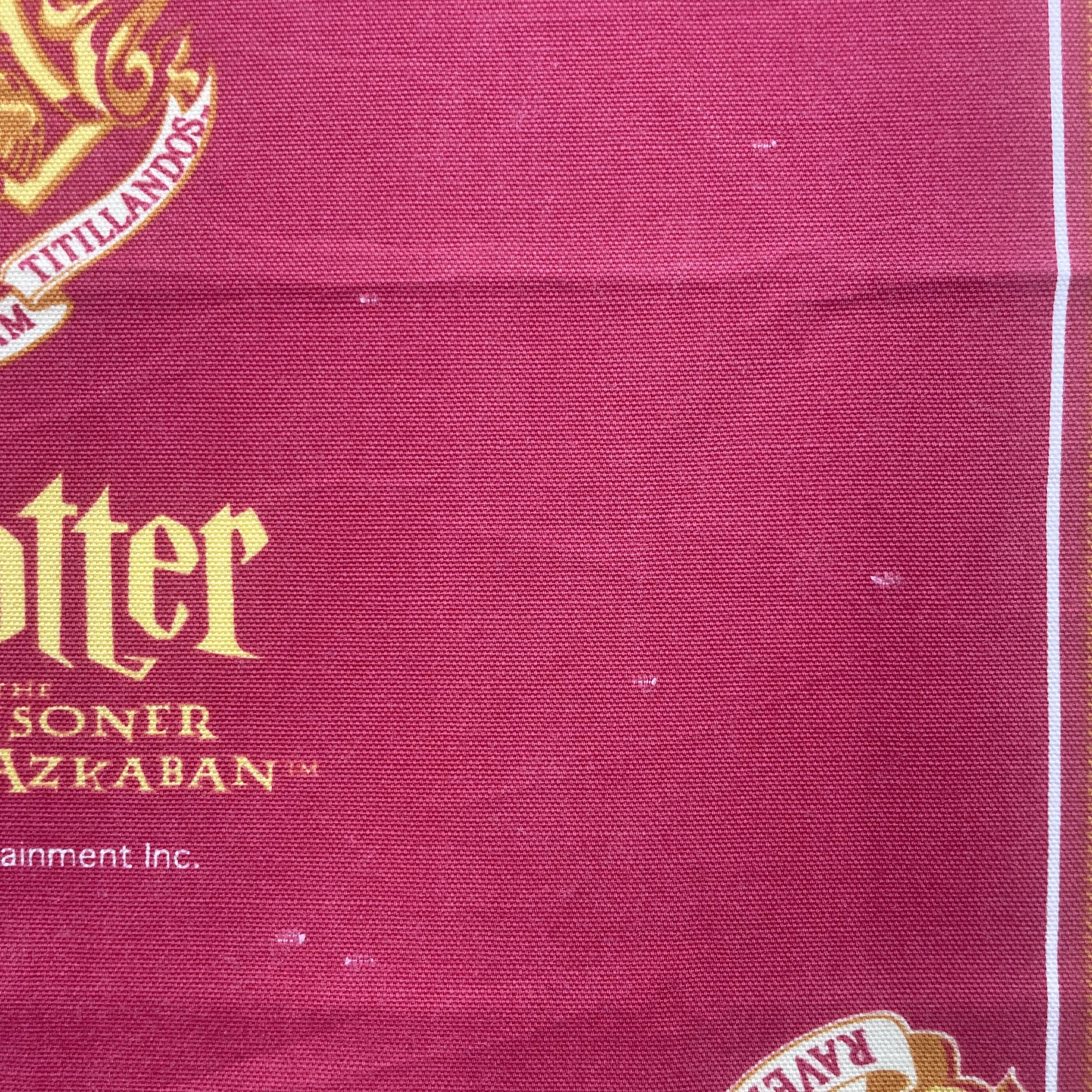 Warner Bros Vintage Harry Potter Handkerchief Size ONE SIZE - 5 Thumbnail