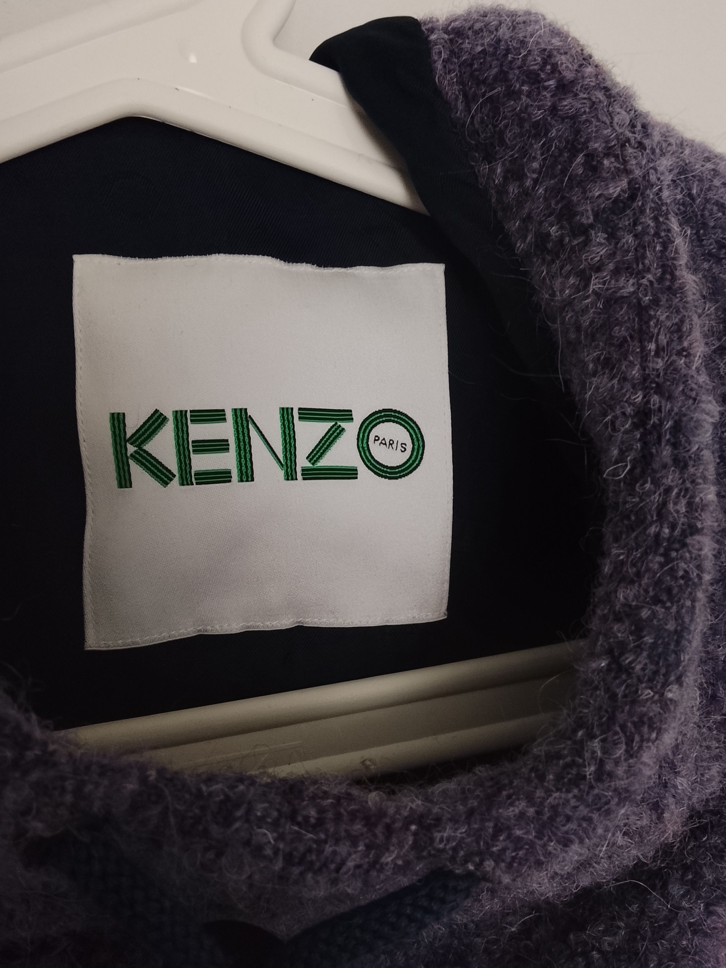 Kenzo Kenzo Cropped Wool Hoodie Size S – Vintage Archive Piece Size S / US 4 / IT 40 - 6 Thumbnail