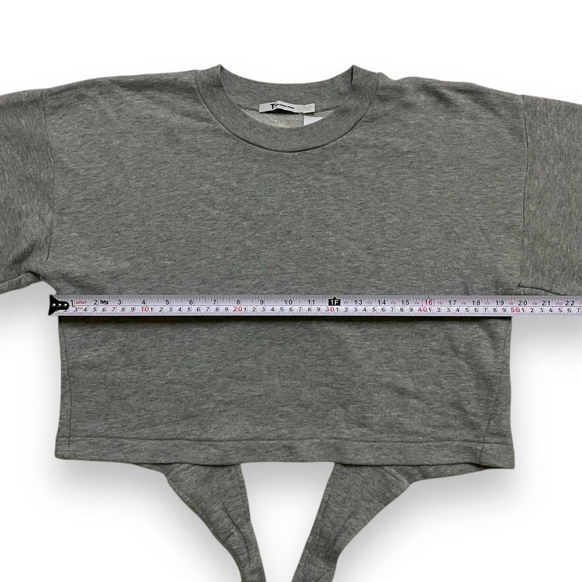 Alexander Wang T Alexander Wang tie back Gray Wide Long Sleeve Crew Neck Size M / US 6-8 / IT 42-44 - 13 Thumbnail