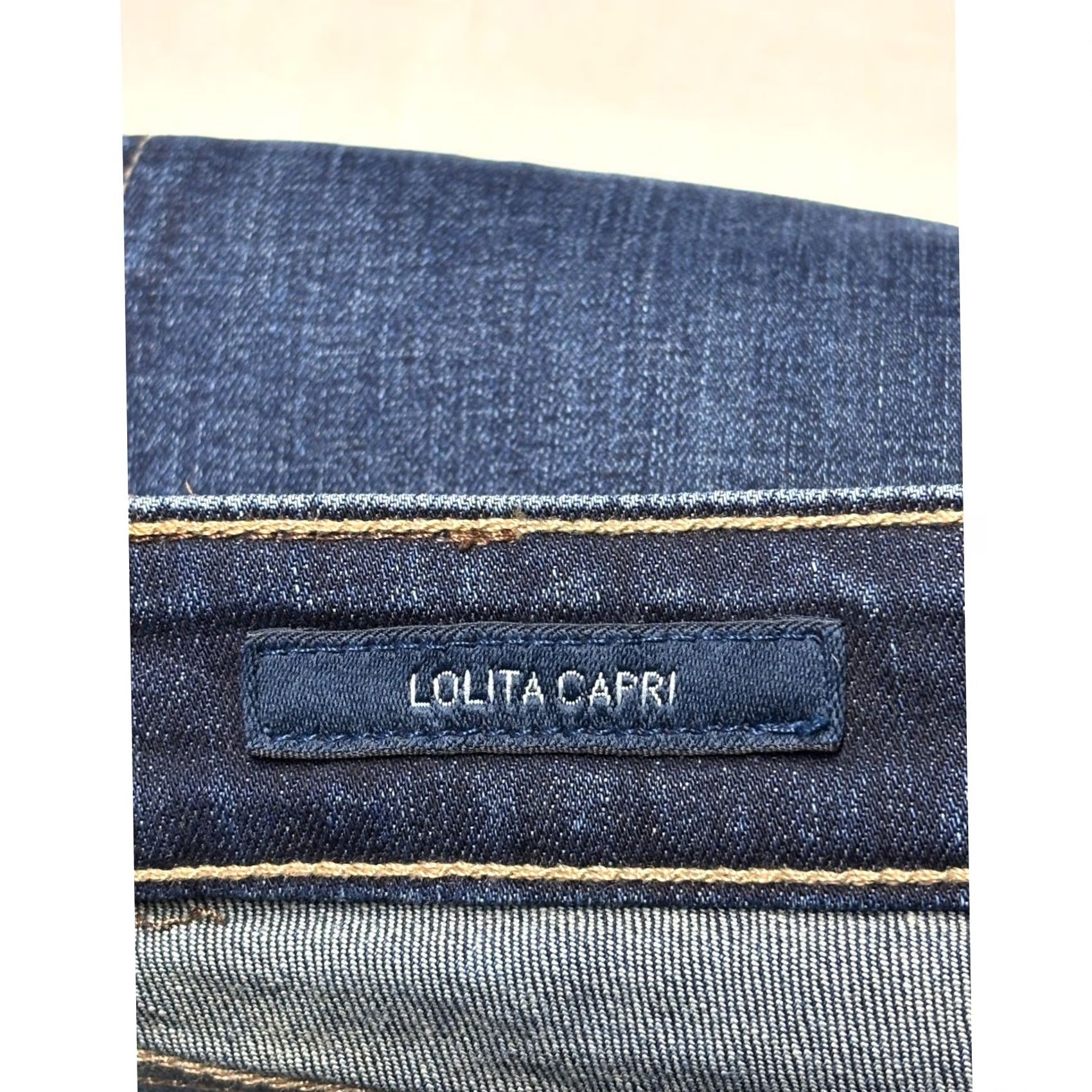 Lucky Brand Lucky Brand Lolita Capri Jeans Hobart Dark Wash Denim Size W32xL27 Women Cotton Blend 5-Pocket Stretch Crop Size 28" / US 6 / IT 42 - 6 Thumbnail