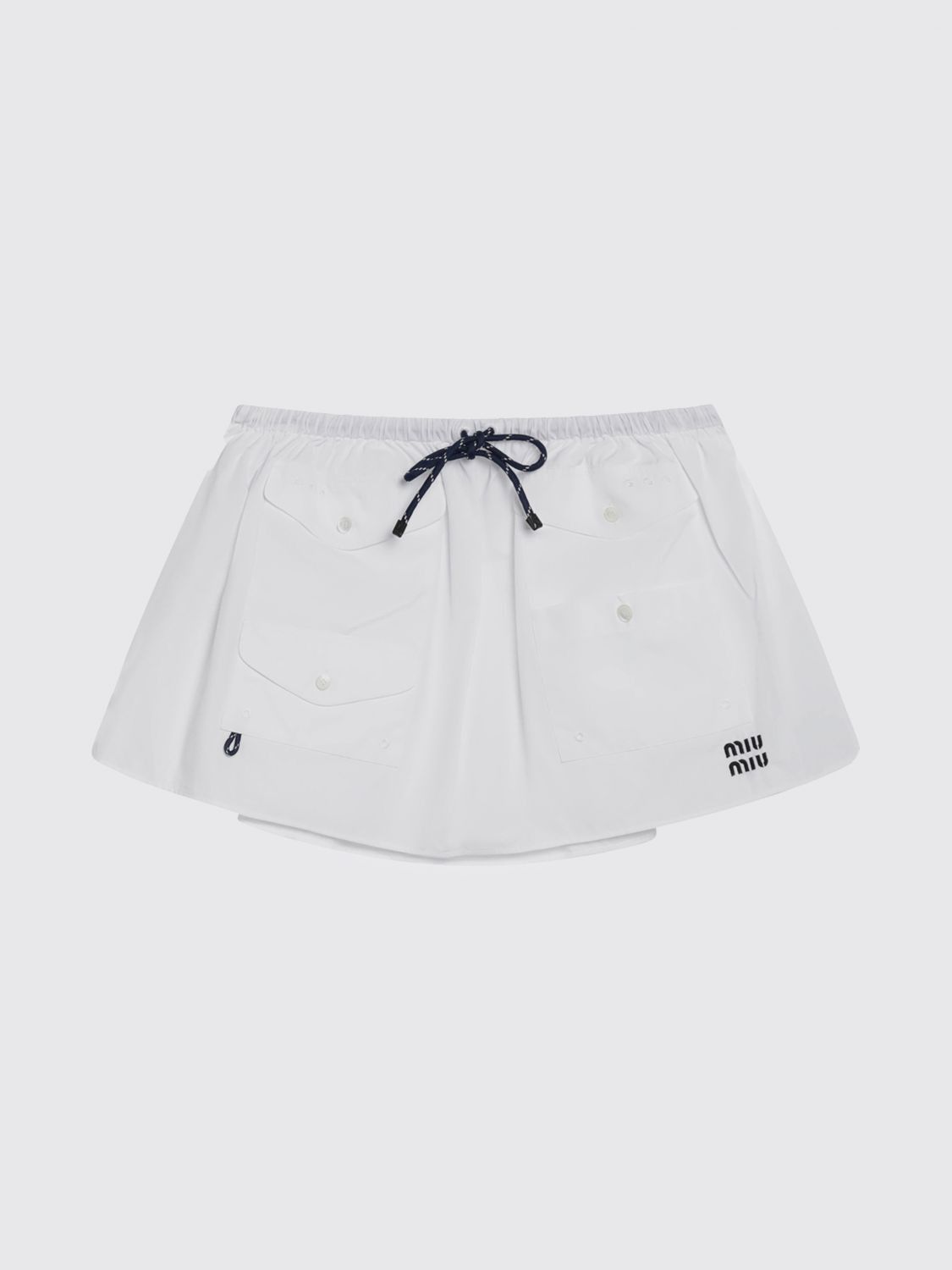 Miu Miu Skirt Woman White, Women's (Size 28)