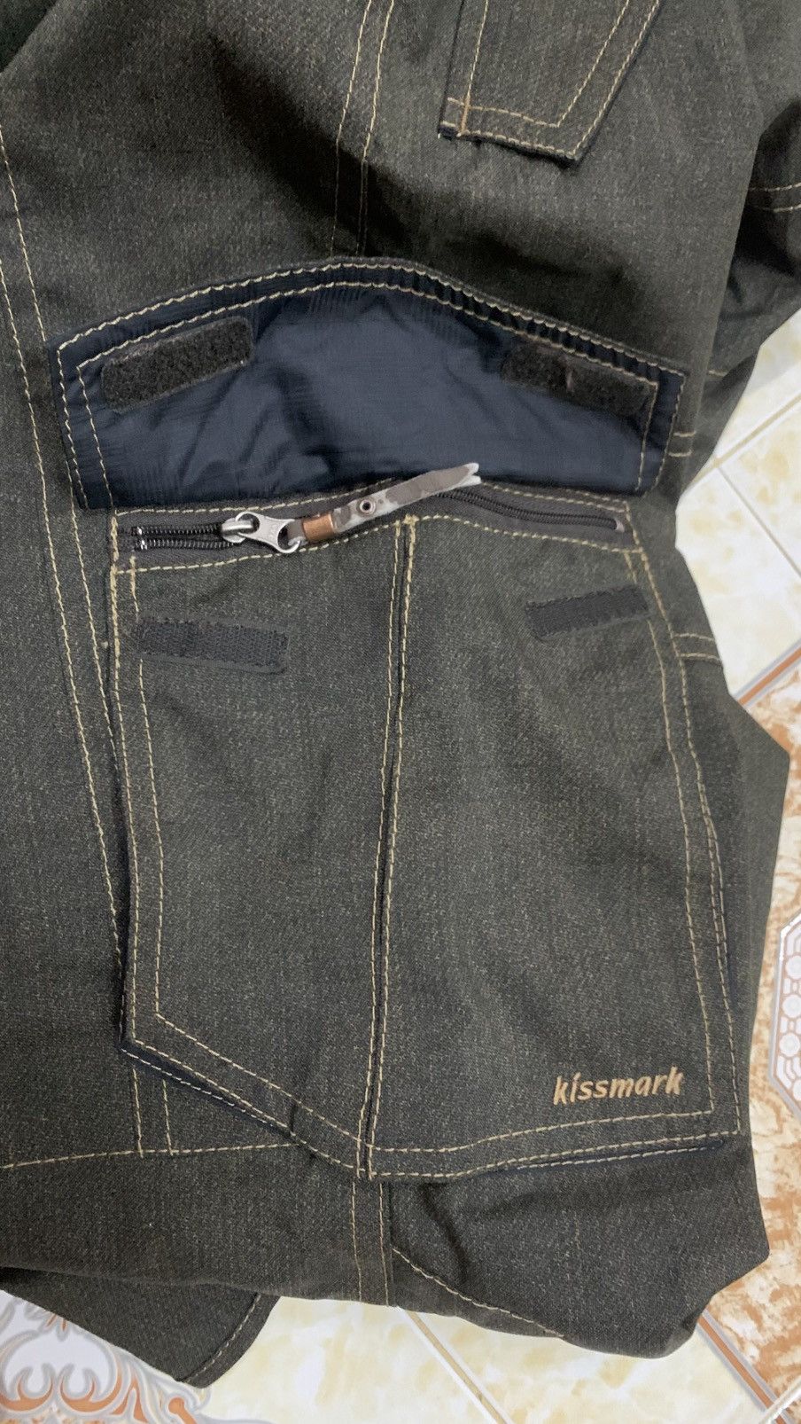 Japanese Brand KissMark Cargo Denim Multipocket Baggy Size US 30 / EU 46 - 8 Thumbnail