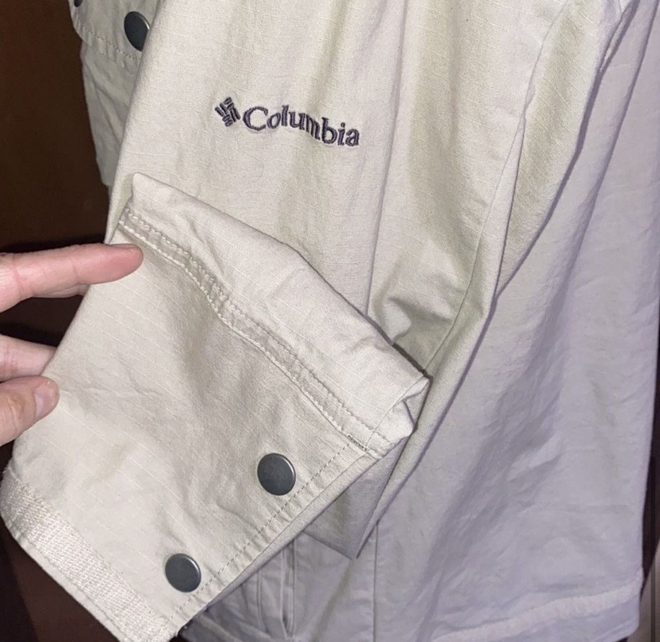 Columbia Columbia, Sun Shield, Lightweight, Beige Windbreaker Coat Size L / US 10 / IT 46 - 7 Thumbnail