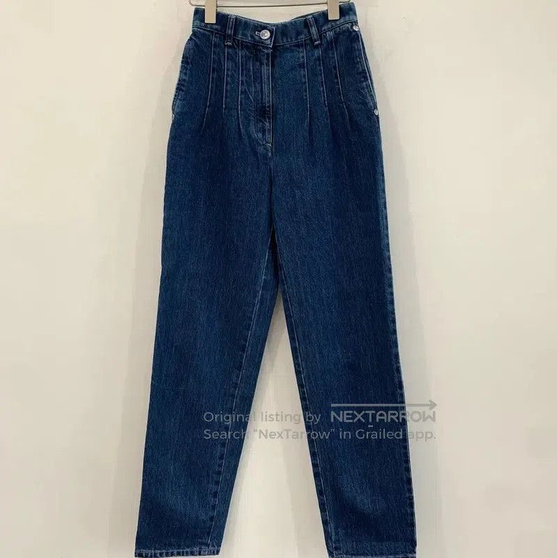 Chanel Chanel Blue Denim Women's Pants . Size 23" - 1 Thumbnail