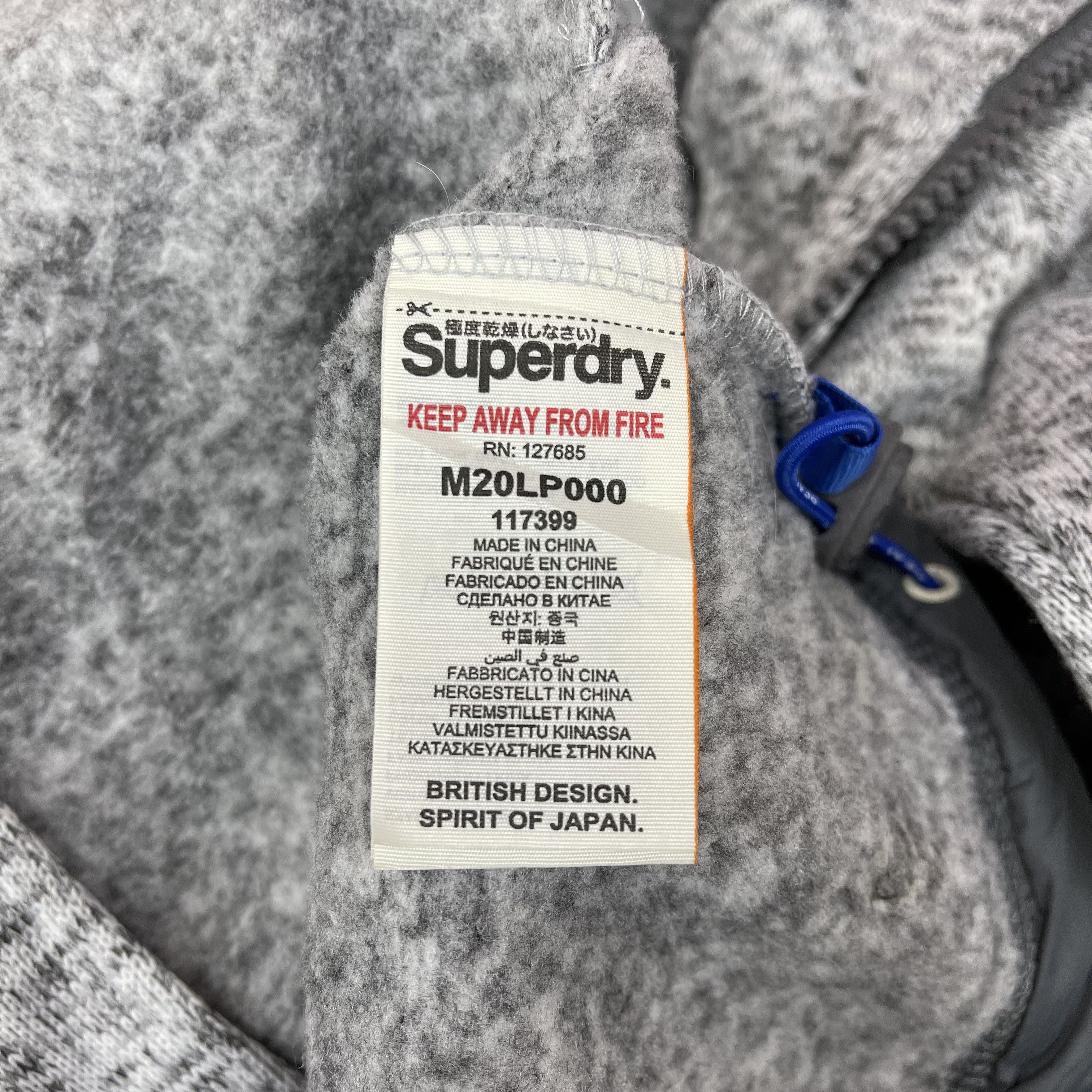 Superdry SUPERDRY Storm Sidewinder Ziphood #1318/AT Size US S / EU 44-46 / 1 - 13 Thumbnail