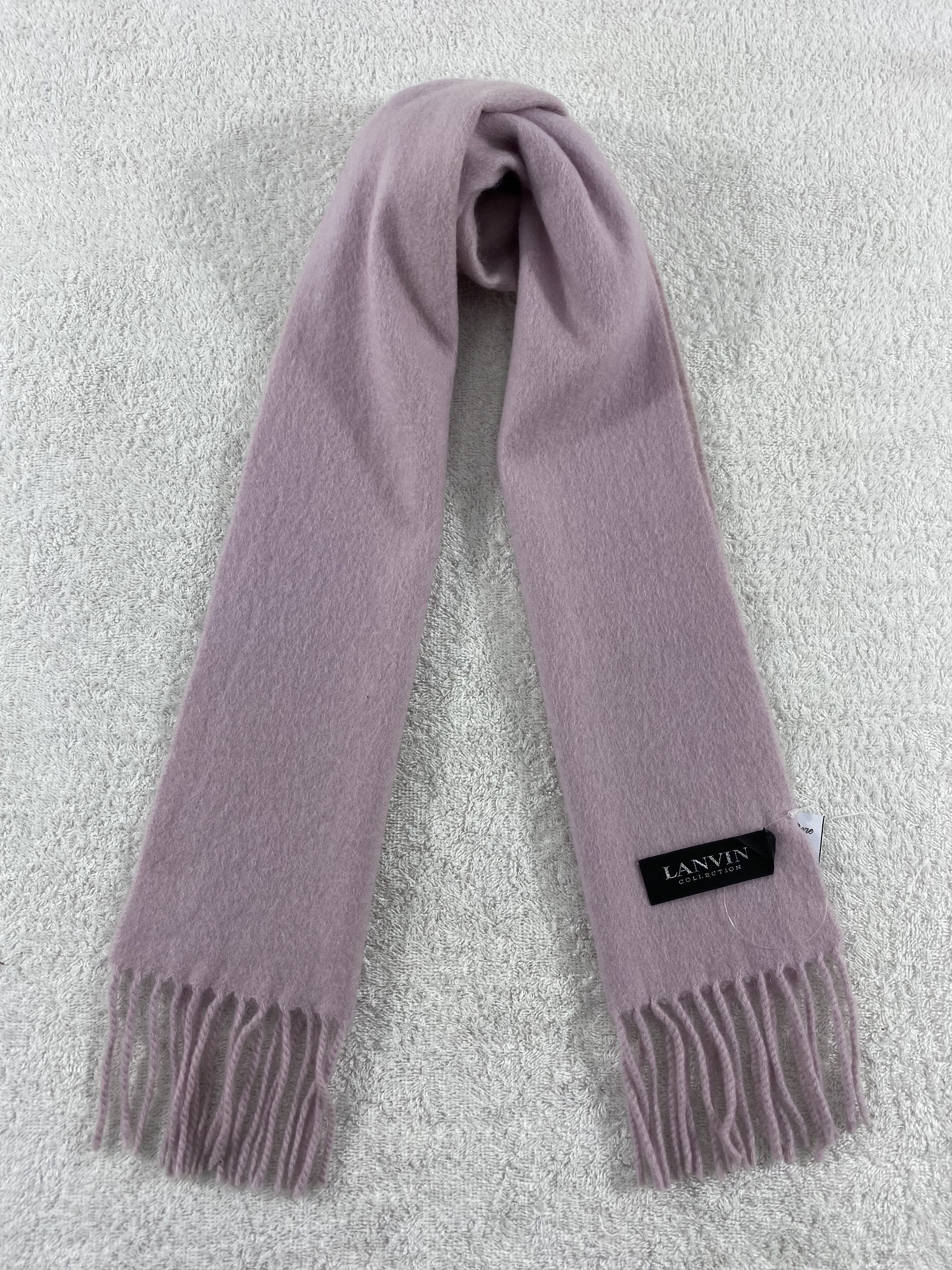 Lanvin × Vintage Lanvin Scarf / Muffler / Neckwear - WW1684 Size ONE SIZE - 1 Thumbnail