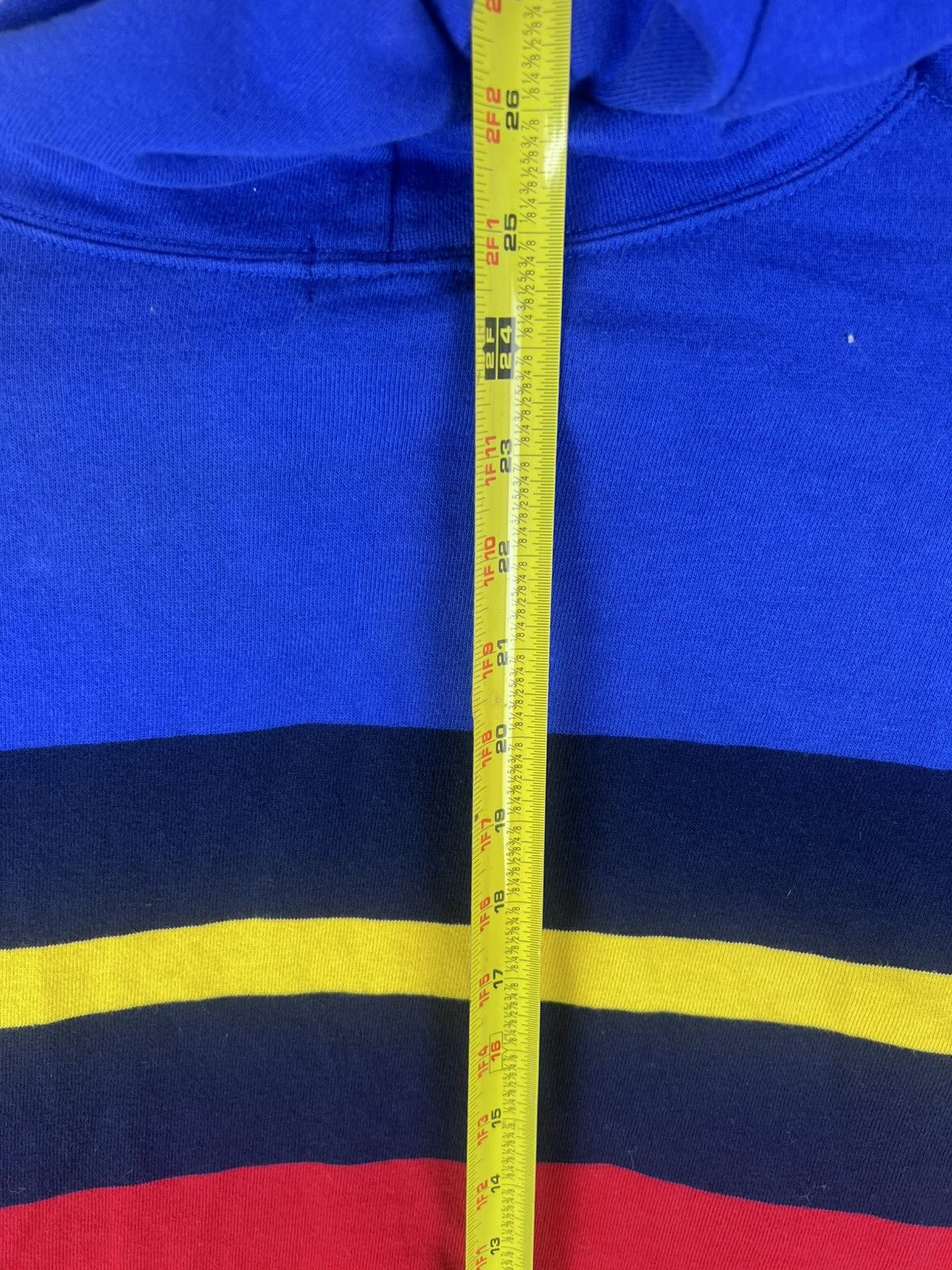 Polo Ralph Lauren Polo Ralph Lauren P-93 Spell Out Striped Hoodie Men’s XS Size US XS / EU 42 / 0 - 5 Thumbnail