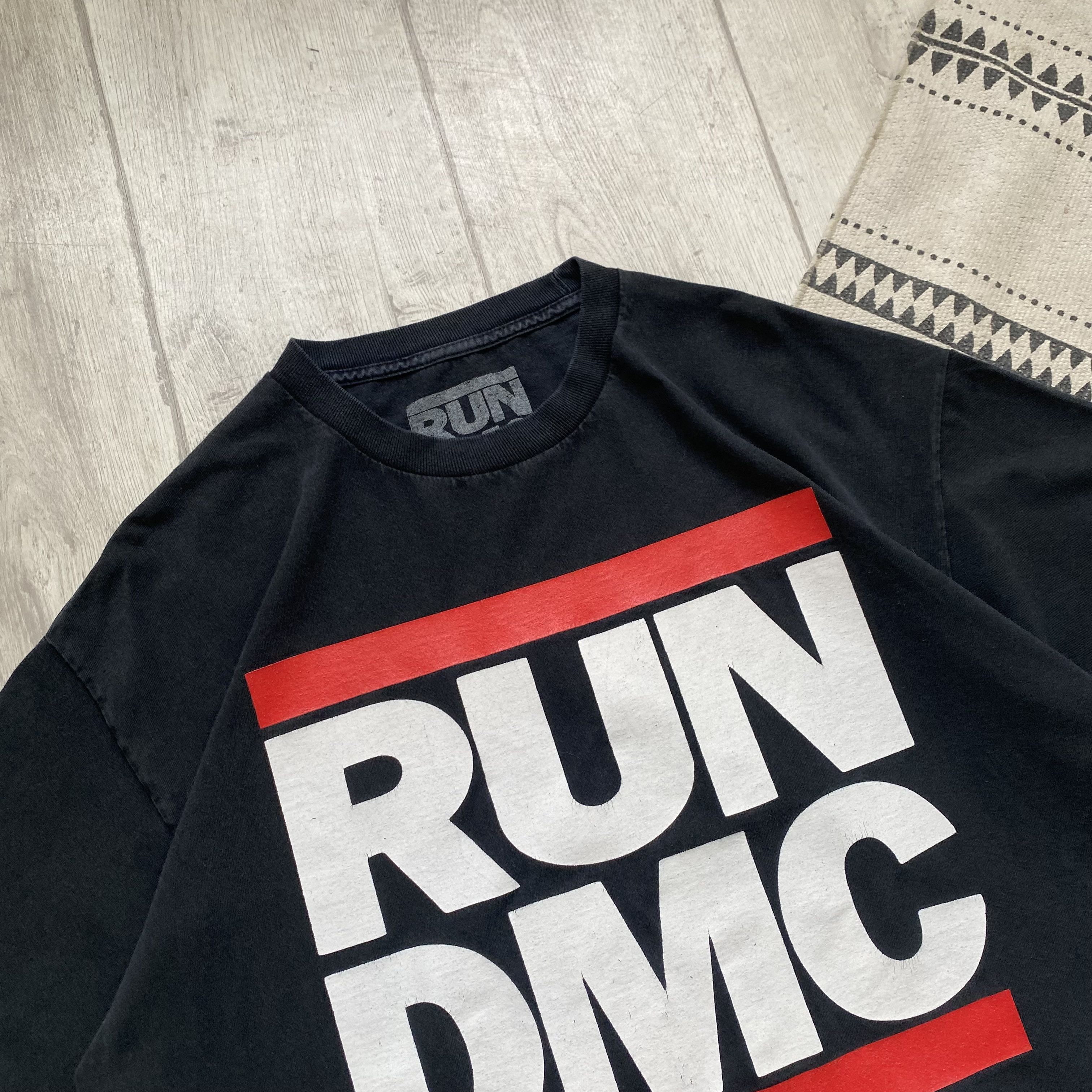 Rap Tees Vintage RUN DMS tee big logo Rap Band Tee Jam Master Jay Size US XL / EU 56 / 4 - 2 Thumbnail