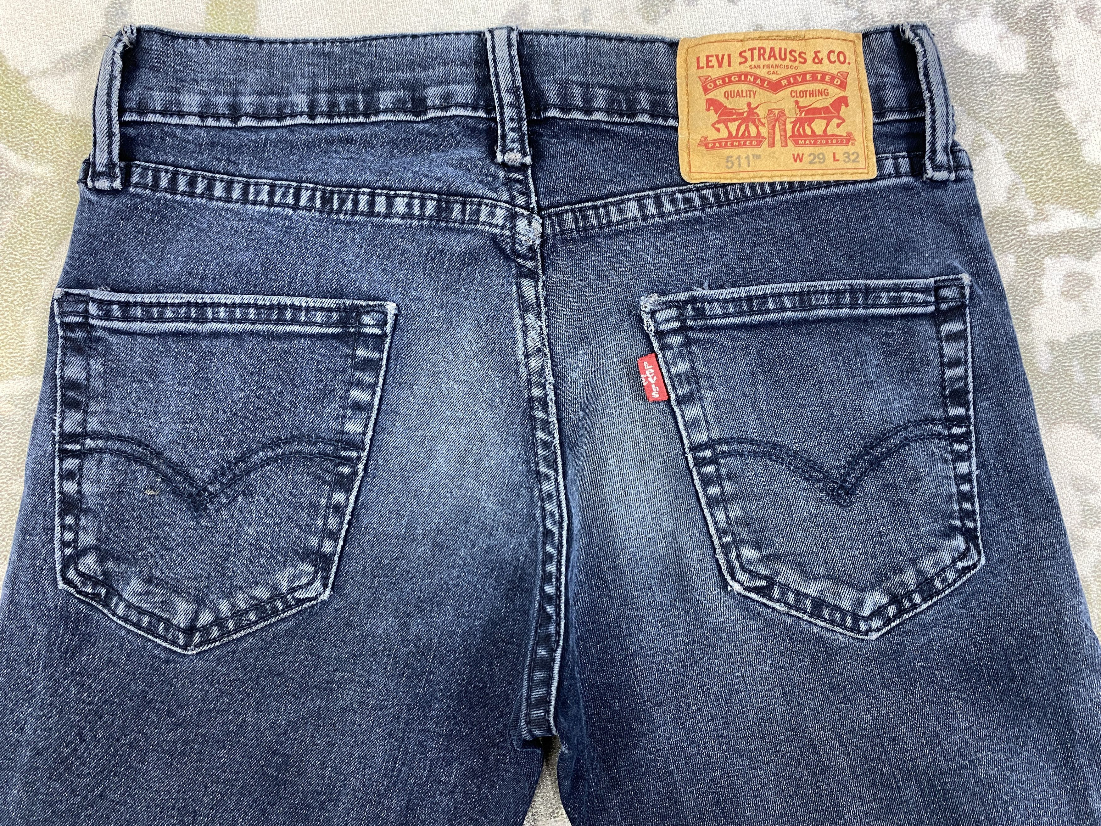 Levi's Blue Vintage Levi's 511 Jeans 28x31 Denim SJ134 Size US 28 / EU 44 - 4 Thumbnail