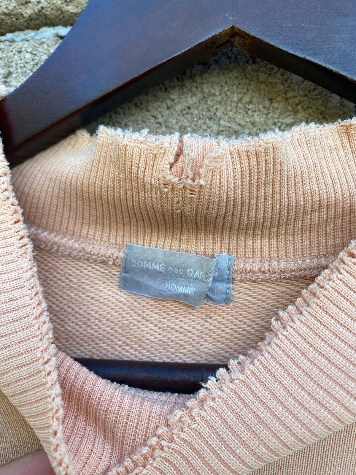Comme des Garcons Homme Vintage Comme des Garcons Homme Gray Tag Crewneck Sweatshirt Size US M / EU 48-50 / 2 - 7 Thumbnail