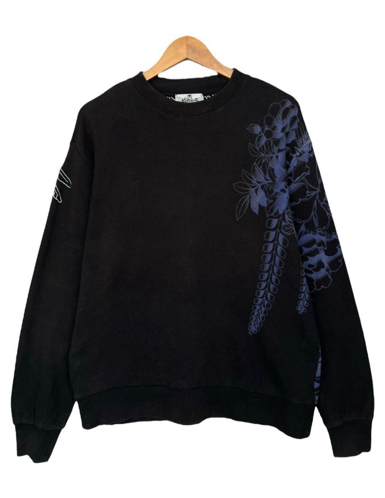 Japanese Brand Karakuri Tamashii Sukajan Phoenix Bird Baggy Boxy Hoodie Size US L / EU 52-54 / 3 - 2 Thumbnail