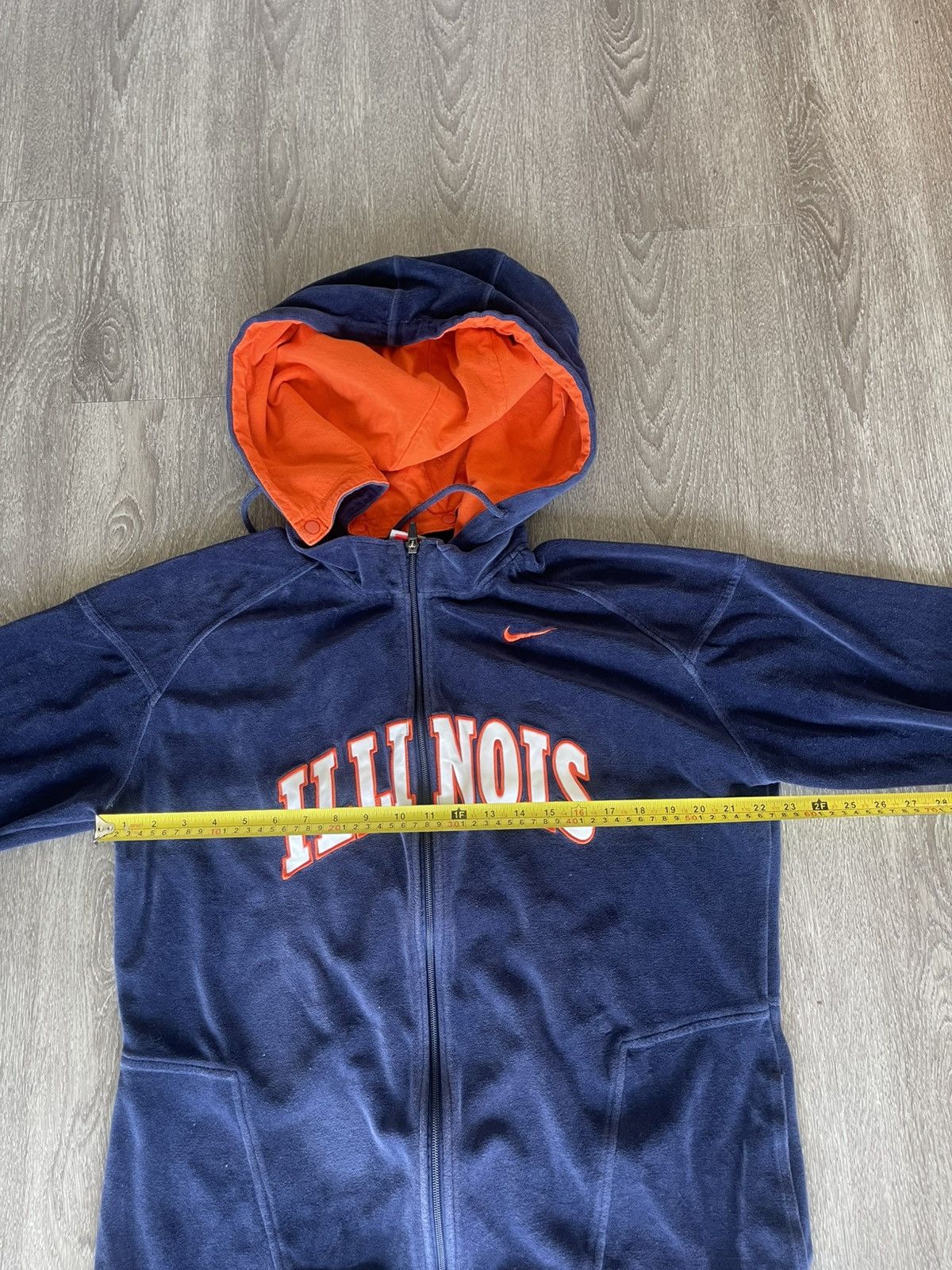 Nike Nike Fighting Illini Suede Snap-on Hoodie Women’s XL Size XL / US 12-14 / IT 48-50 - 5 Thumbnail