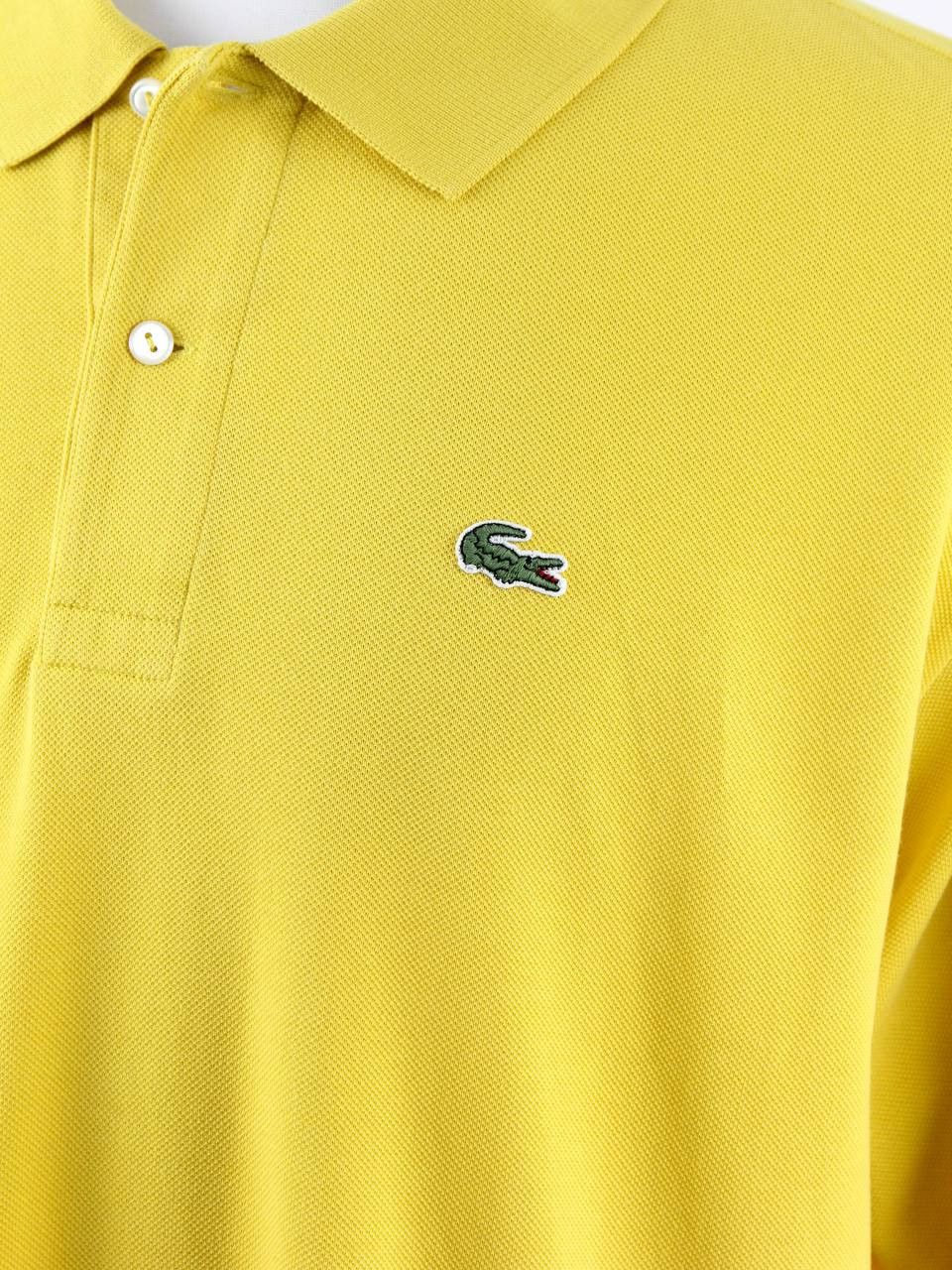 Lacoste LACOSTE Yellow polo shirt with logo Size US XXL / EU 58 / 5 - 5 Thumbnail