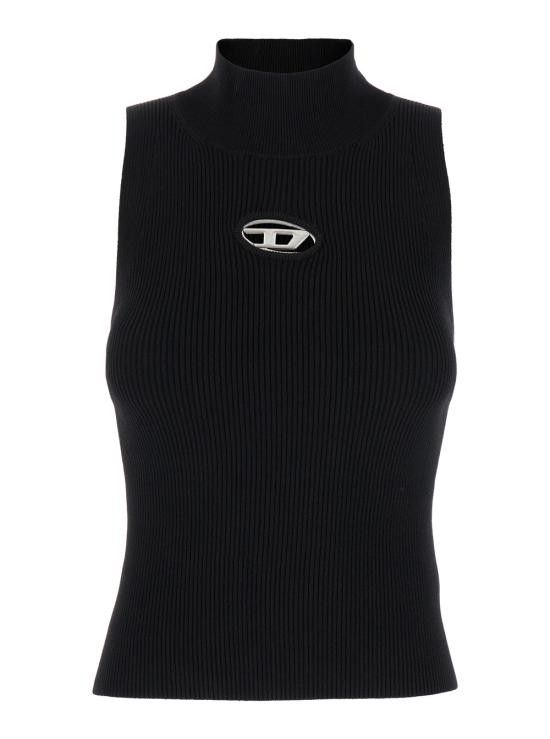 Diesel DIESEL Women Tops A130200DLAX9XX Black Size L / US 10 / IT 46 - 1 Thumbnail