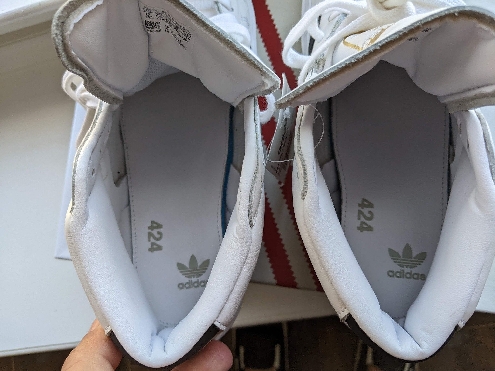 424 × Adidas 424 X Adidas Pro Model Cloud White Size US 8 / EU 41 - 5 Thumbnail