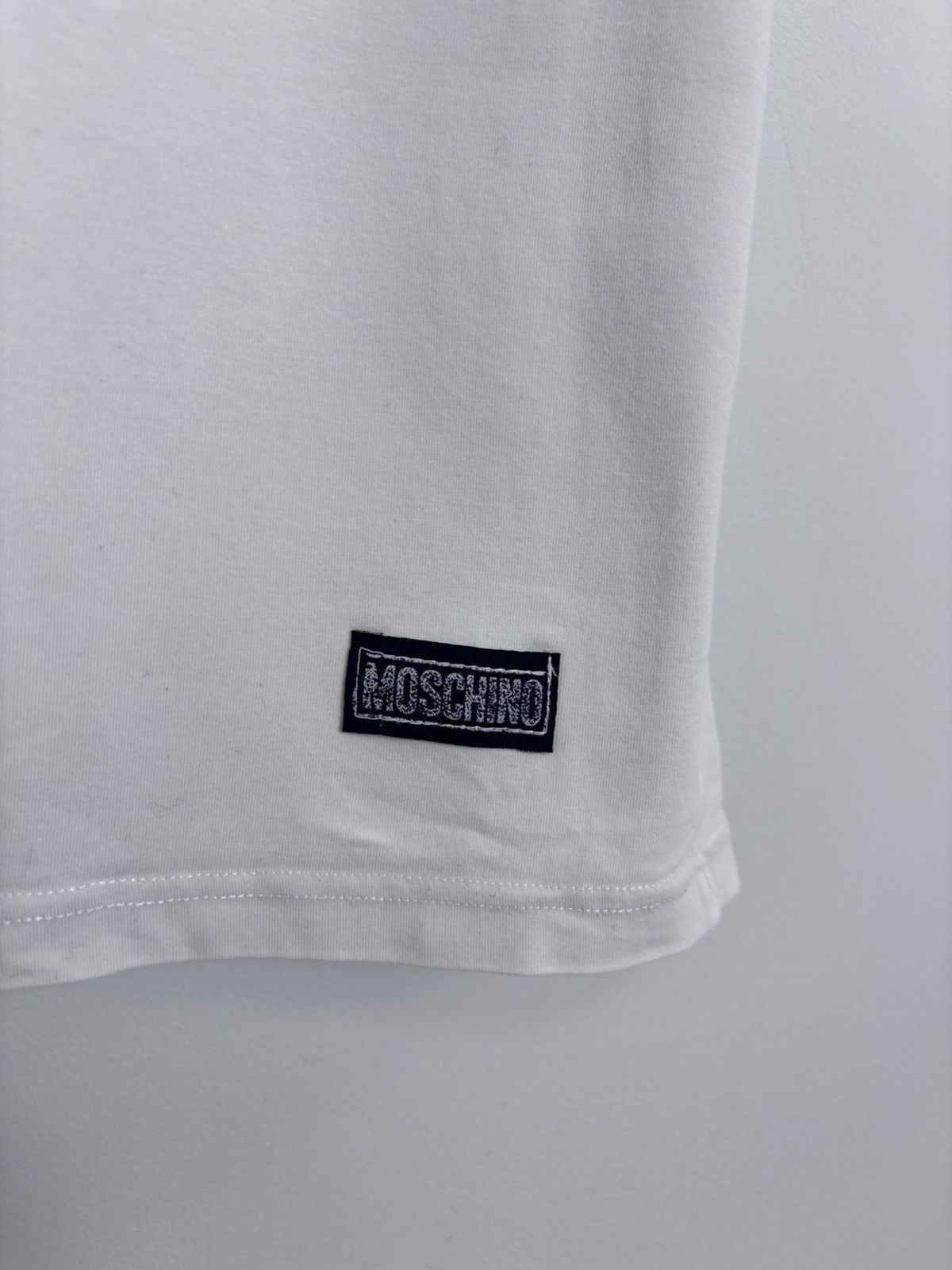Moschino Moschino Underwear Women’s White Short Sleeve T-Shirt Tee Size XXL / US 16-18 / IT 52-54 - 7 Thumbnail