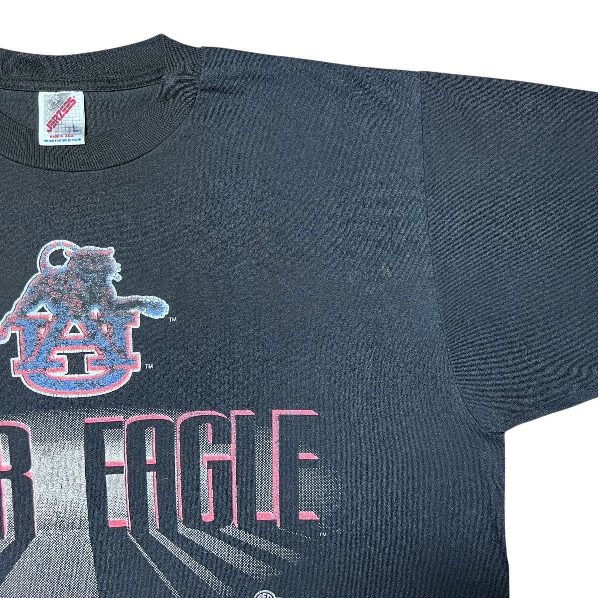 NCAA × Vintage Vintage 1990s NCAA Auburn University War Eagle Graphic Tee Size US L / EU 52-54 / 3 - 5 Thumbnail