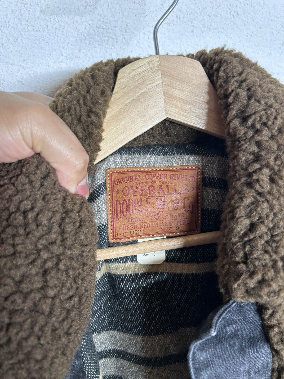RRL Ralph Lauren RRL Ralph Lauren Faux Grizzly Fleece Denim Shearling Jacket Size S / US 4 / IT 40 - 7 Thumbnail