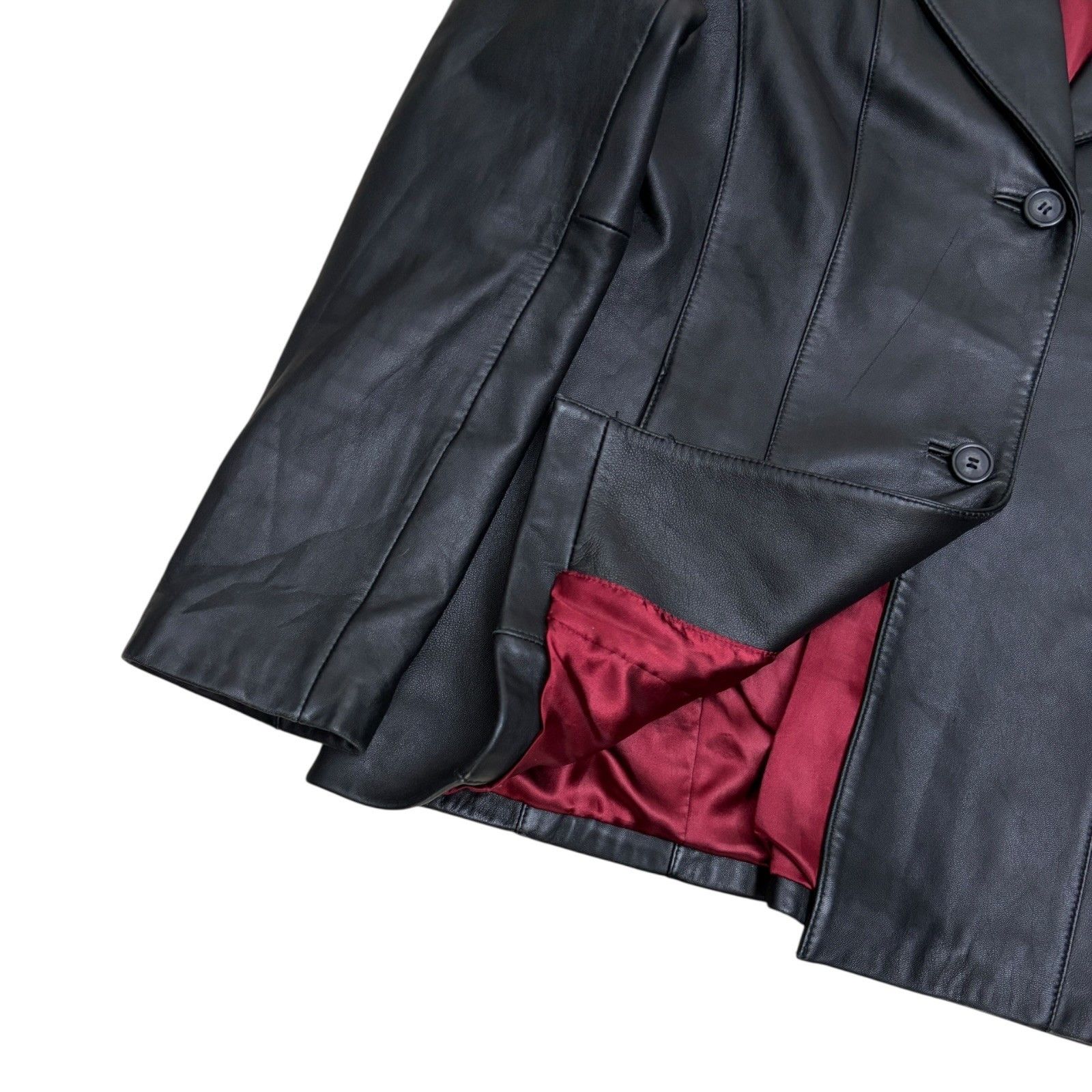 Other PELLE STUDIO Leather Vintage Casual Retro Jacket Coat Large Size L / US 10 / IT 46 - 7 Thumbnail