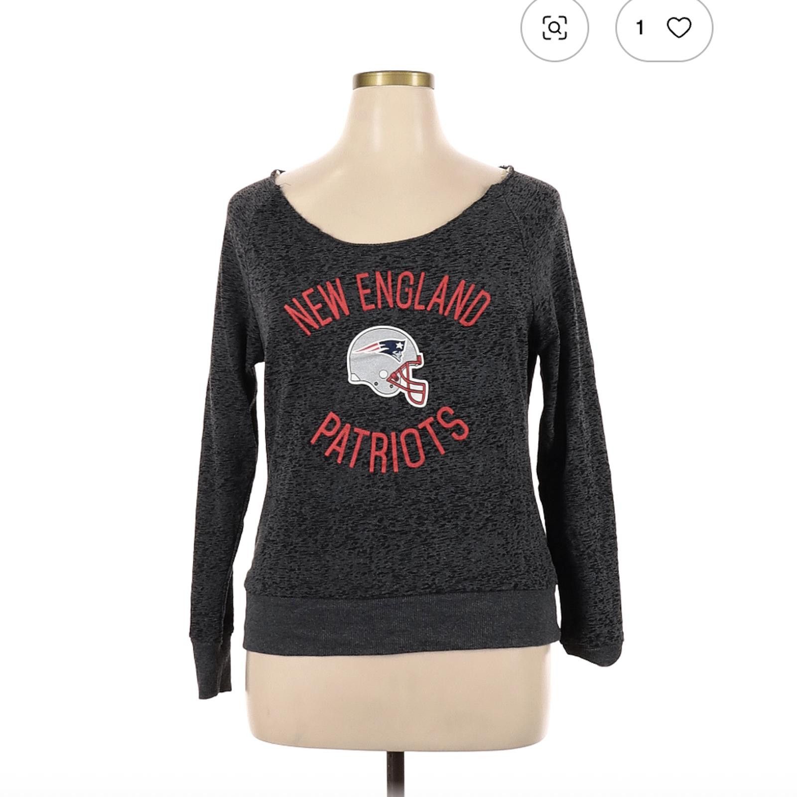 NFL New England Patriots Gray Sweatshirt Size XL Size XL / US 12-14 / IT 48-50 - 1 Thumbnail