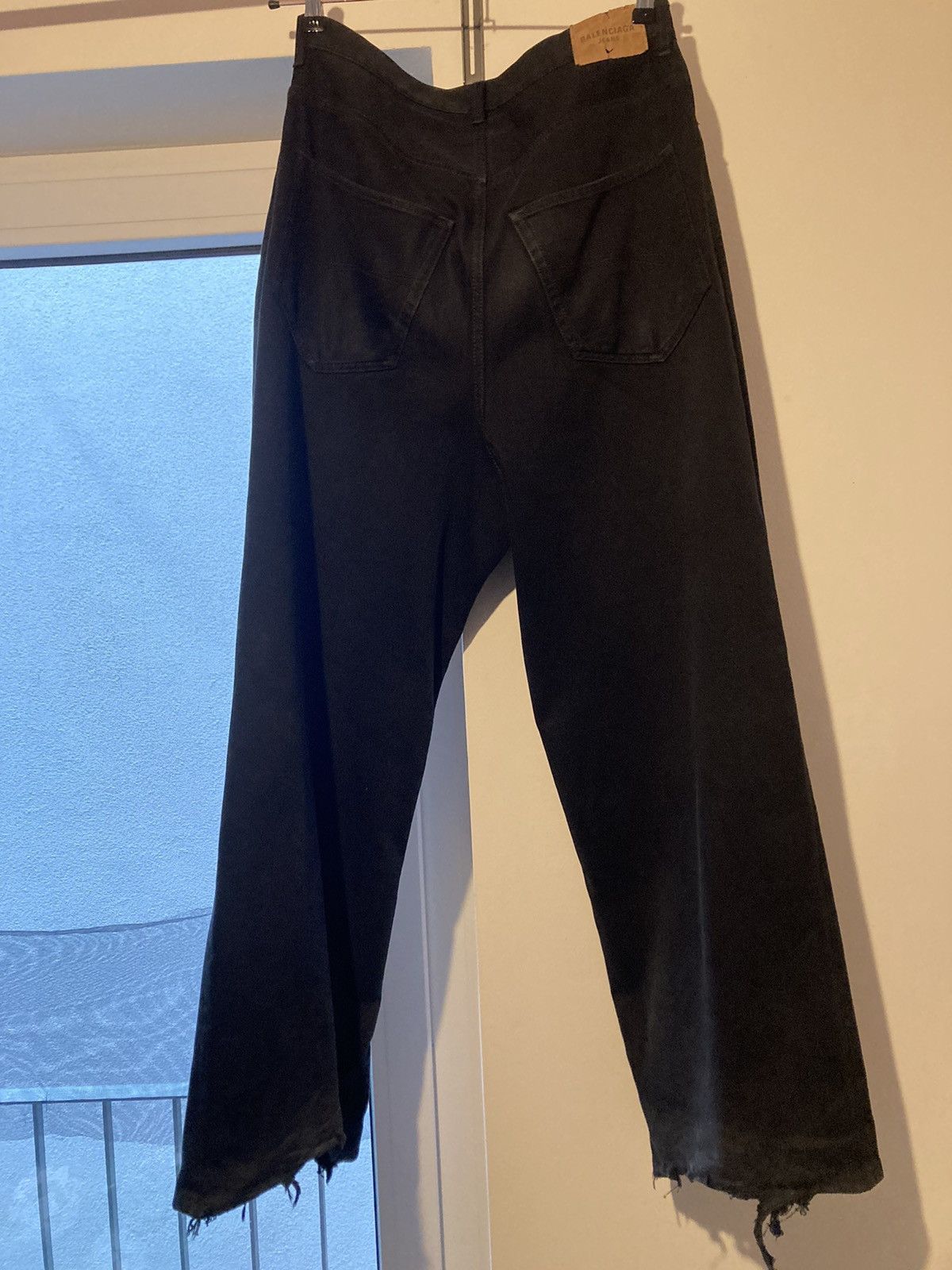 Balenciaga Balenciaga Black Baggy Jeans Size US 33 - 2 Thumbnail