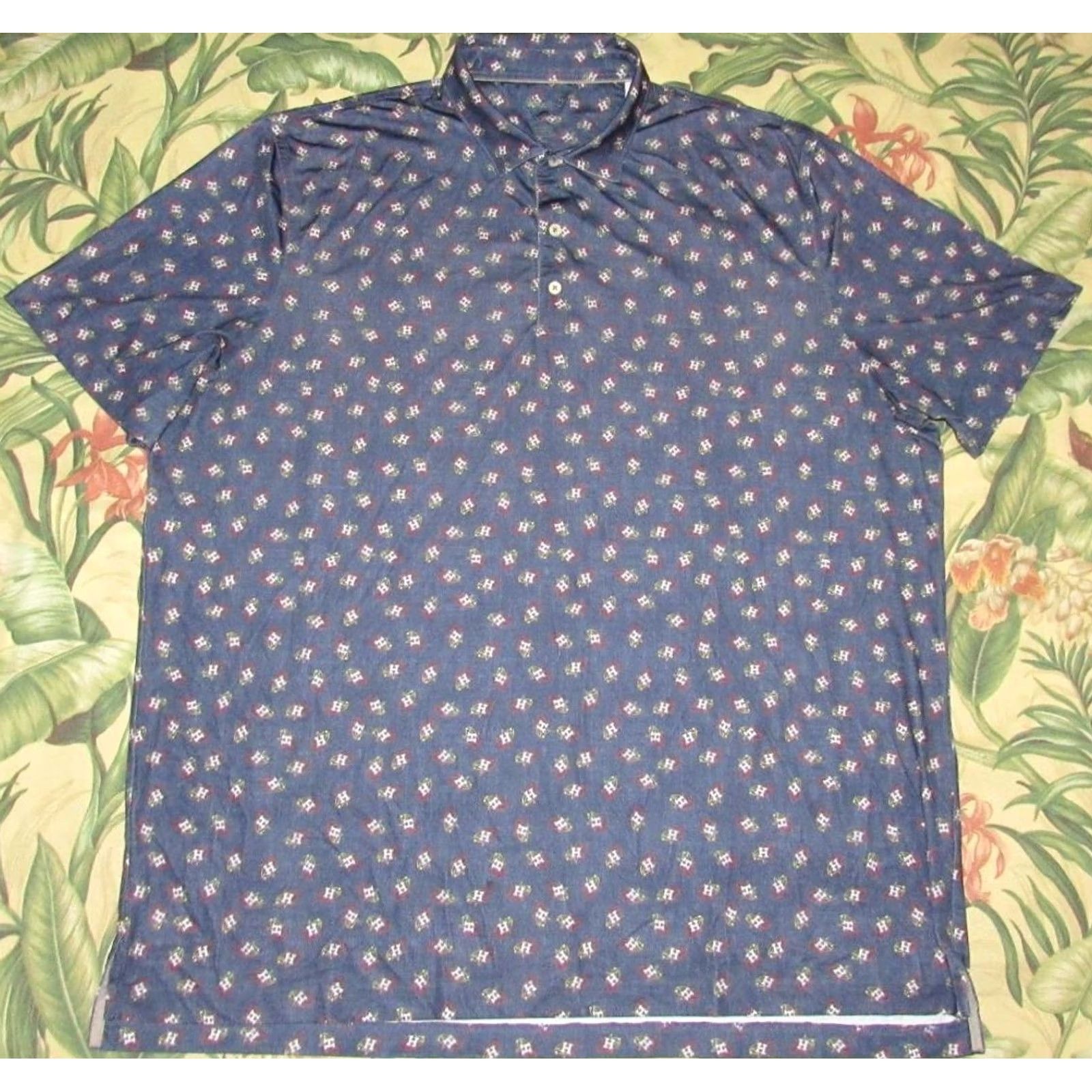 johnnie-O JOHNNIE O Houston Astros Short Sleeve Performance Polo Shirt XXL Mens XXL Blue Astros Polo Shirt Size US XXL / EU 58 / 5 - 2 Thumbnail