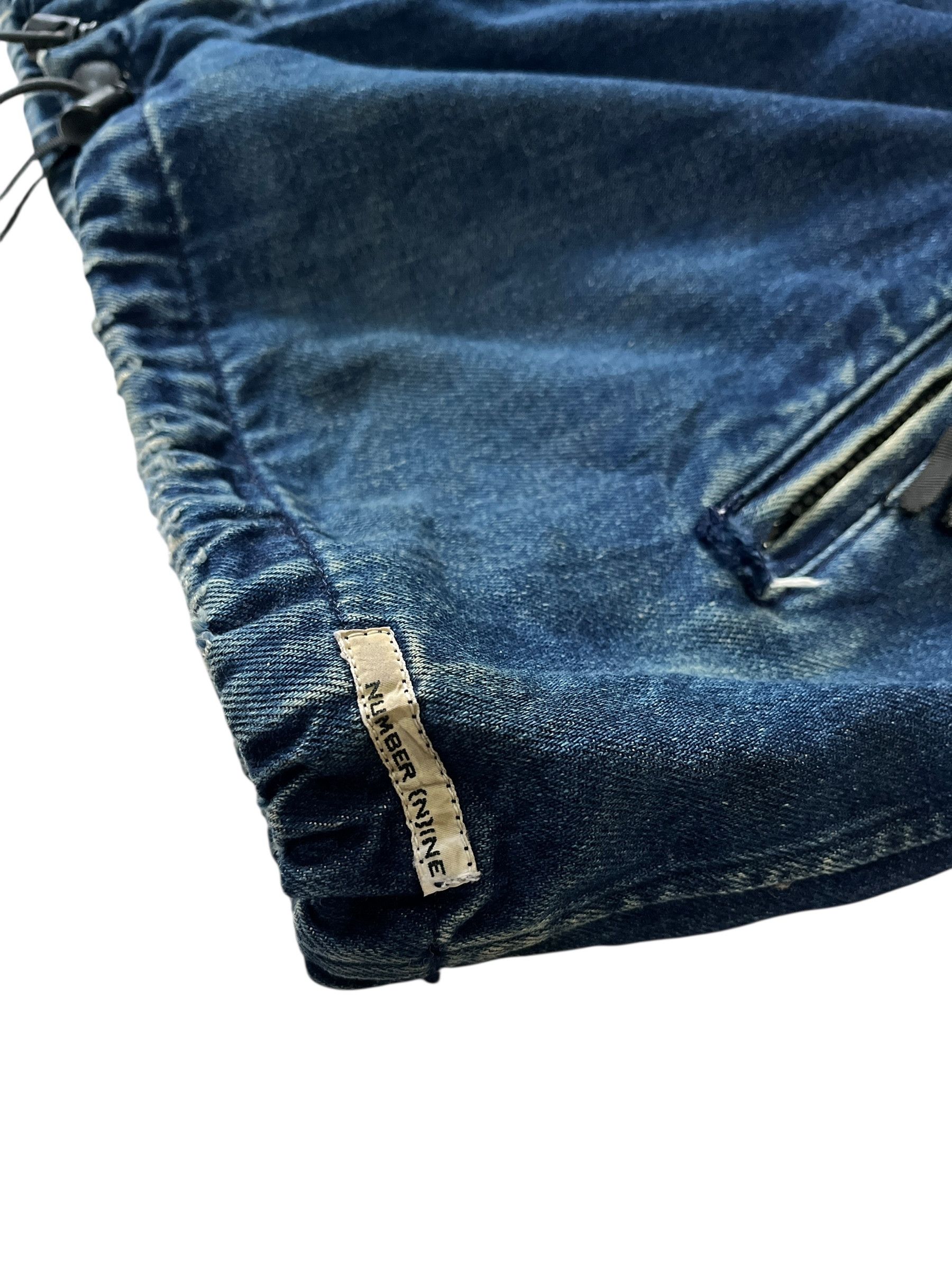Number (N)ine Number (N)ine #9 Blue Denim Oversized Baggy Jacket Size US M / EU 48-50 / 2 - 9 Thumbnail