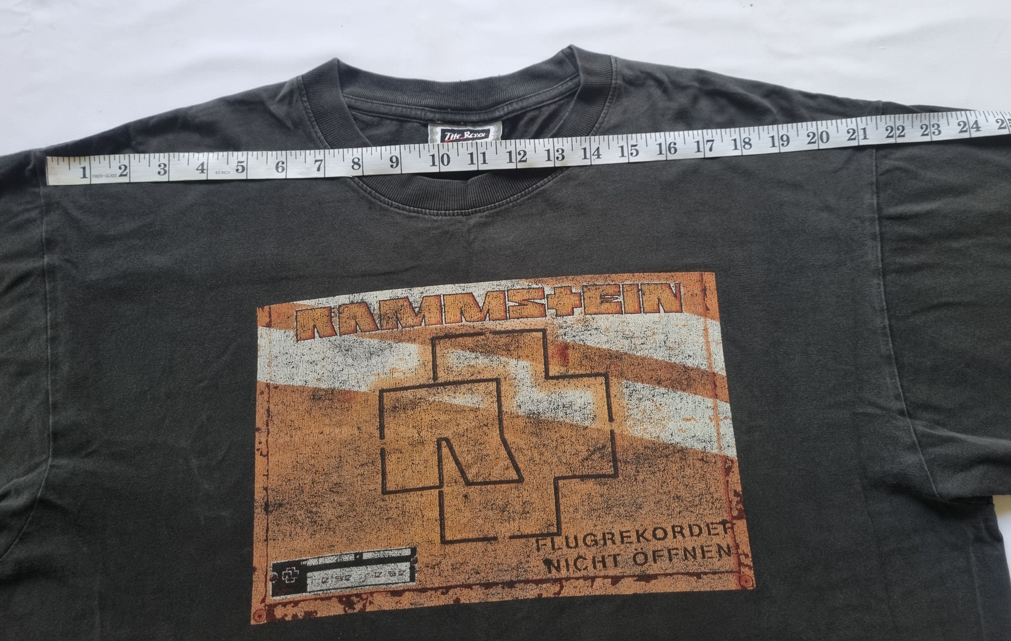 Band Tees × Vintage Vintage 90s Rammstein The Roxx T Shirt Industrial Metal Size US XL / EU 56 / 4 - 5 Thumbnail