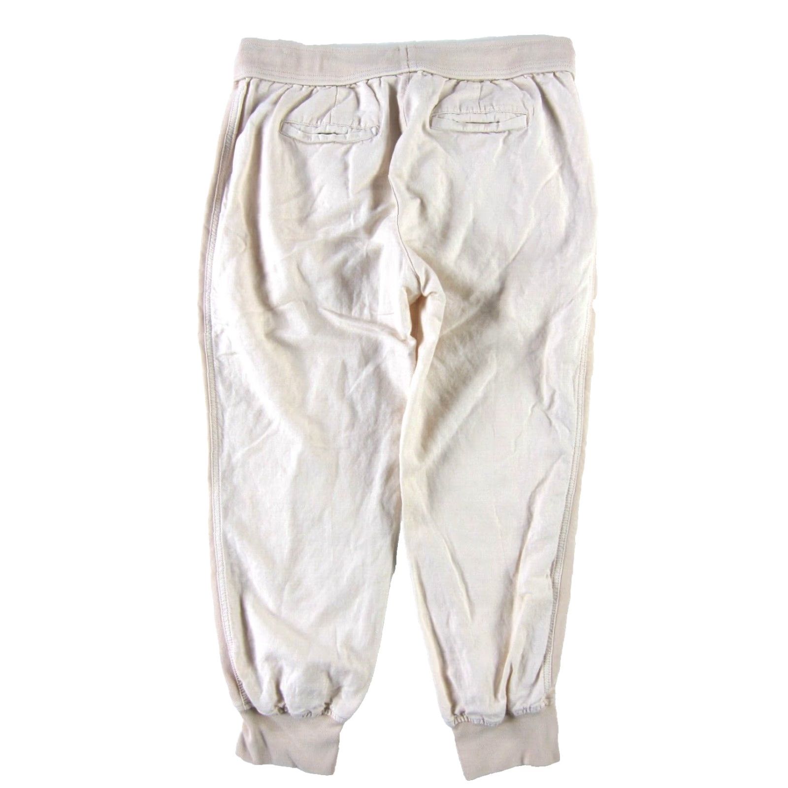 Gap GAP Linen Soft Pink Pocket Wide Leg Jogger Sweat Pant Woman Large Size 36" / US 14 / IT 50 - 2 Thumbnail