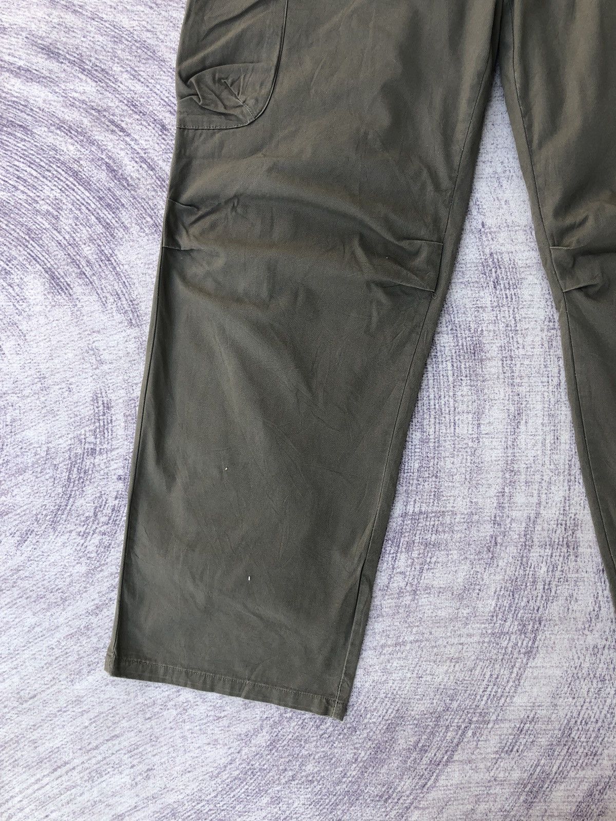 Vintage Cargo Stretchable Waist Trousers With 6 Pocket Workware Size US 26 / EU 42 - 3 Thumbnail