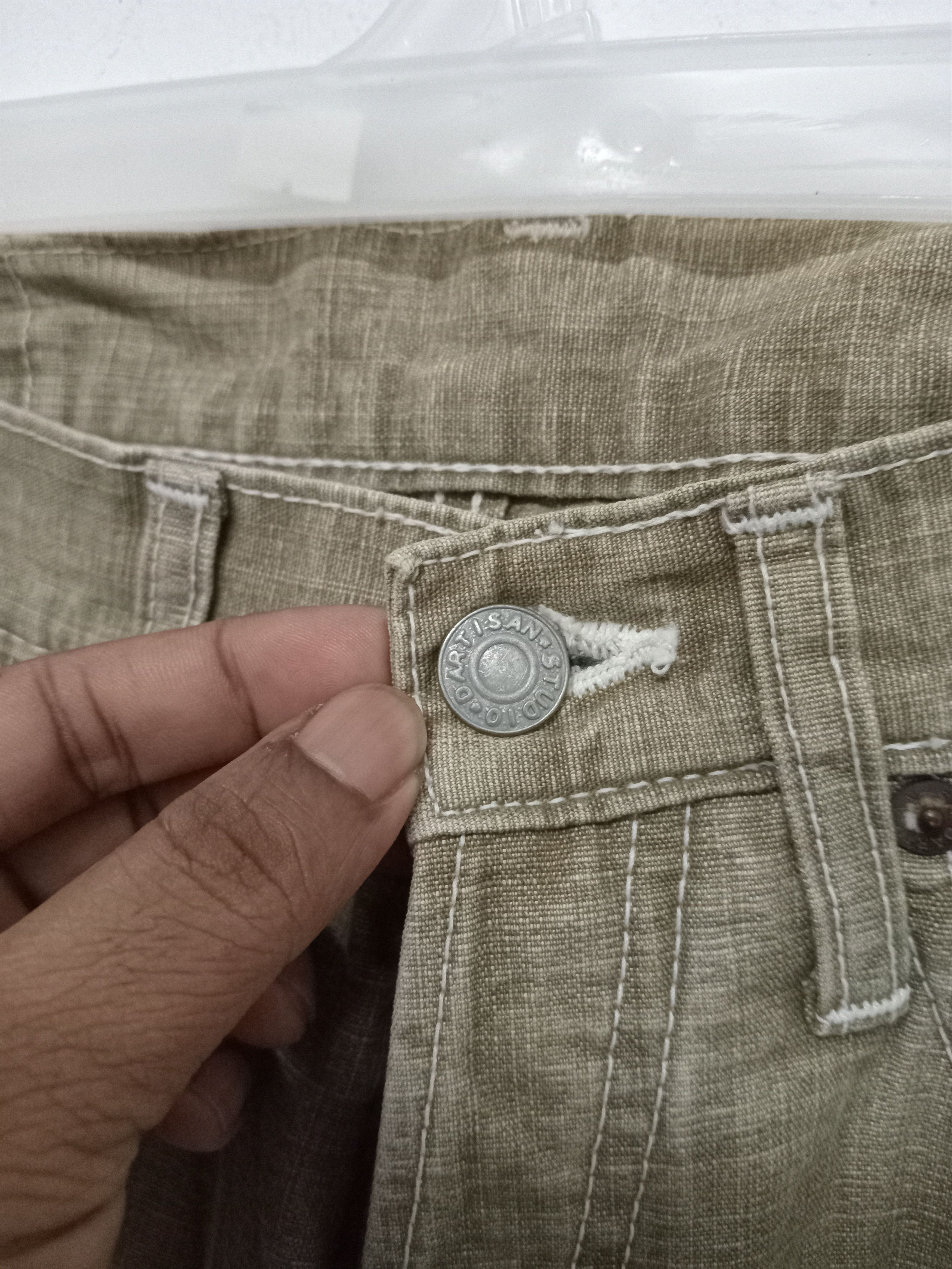 Indigo × Japanese Brand × Studio D'Artisan Studio D'Artisan Flare Jean Size US 28 / EU 44 - 5 Thumbnail