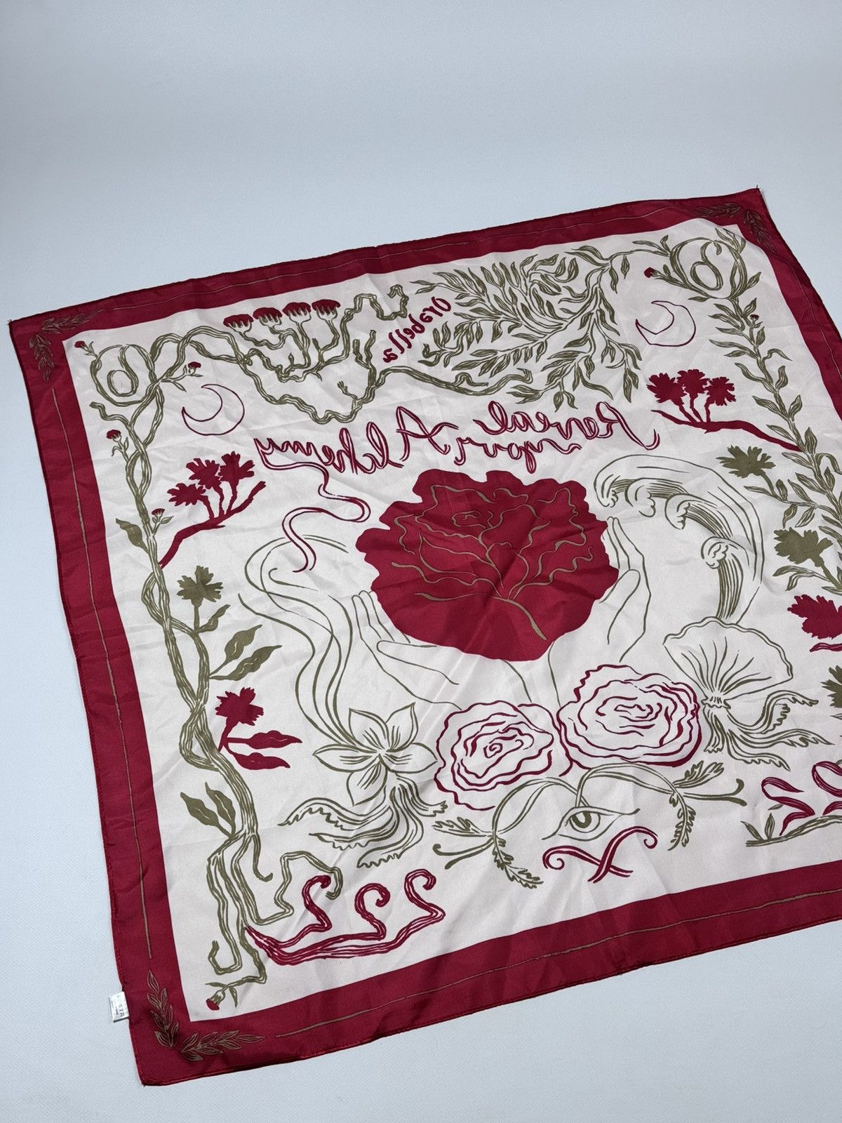 Other Orabella Vintage Designer Scarf «Reveal your Alchemy» Size ONE SIZE - 6 Thumbnail