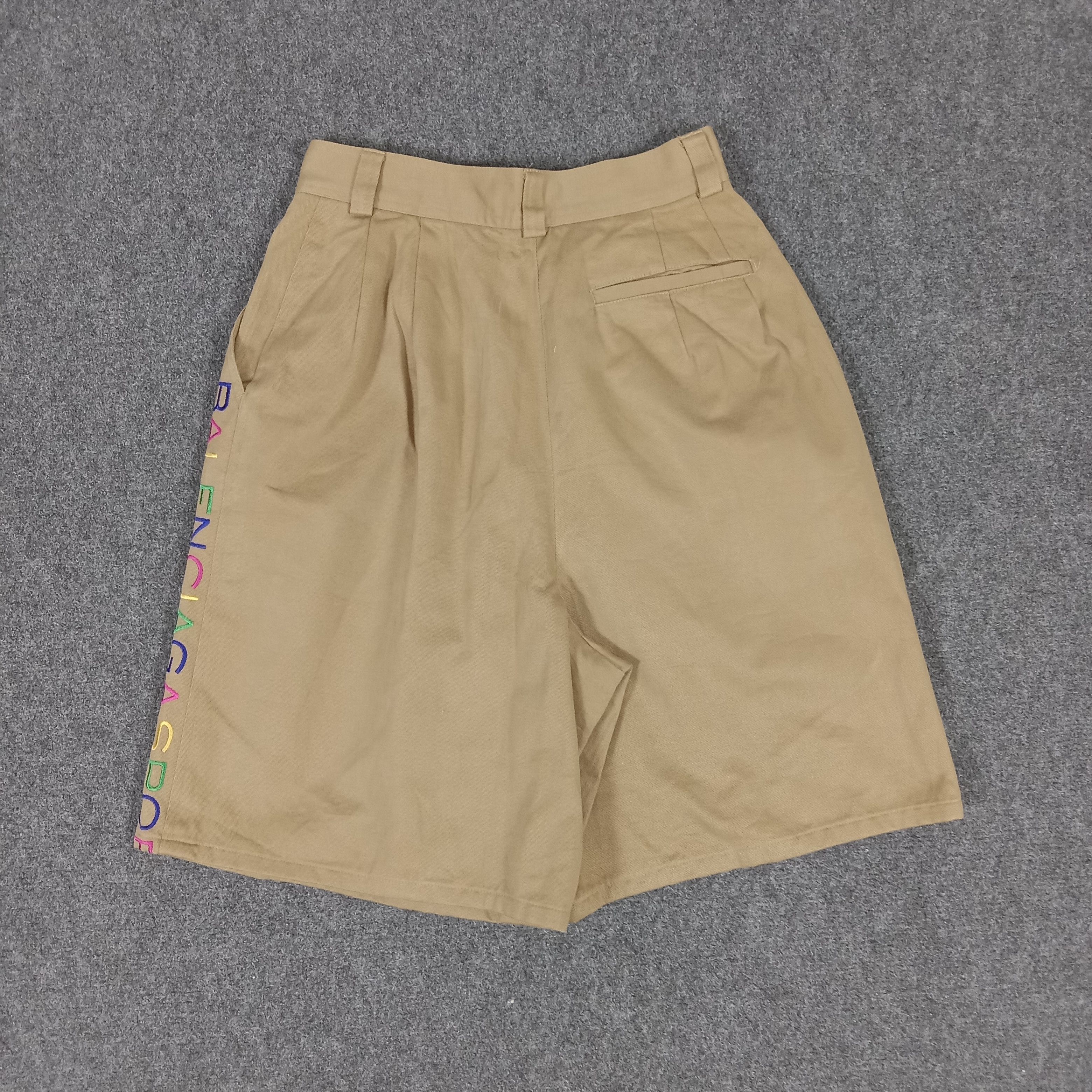Balenciaga × Vintage Balenciaga Sports Italian Brand Baggy Shorts Pants Size 22" - 6 Thumbnail