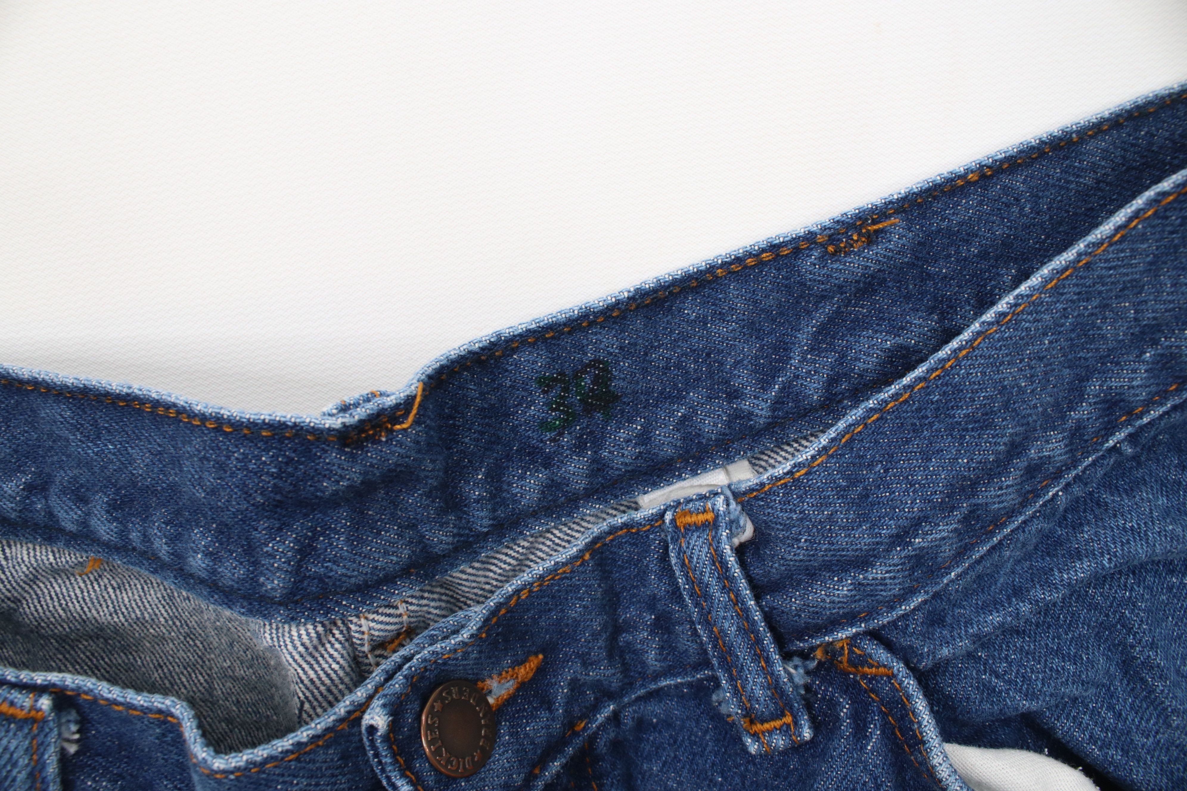 Dickies Vintage 70s 80s Dickies Branders Straight Leg Denim Jeans Size US 32 / EU 48 - 6 Thumbnail