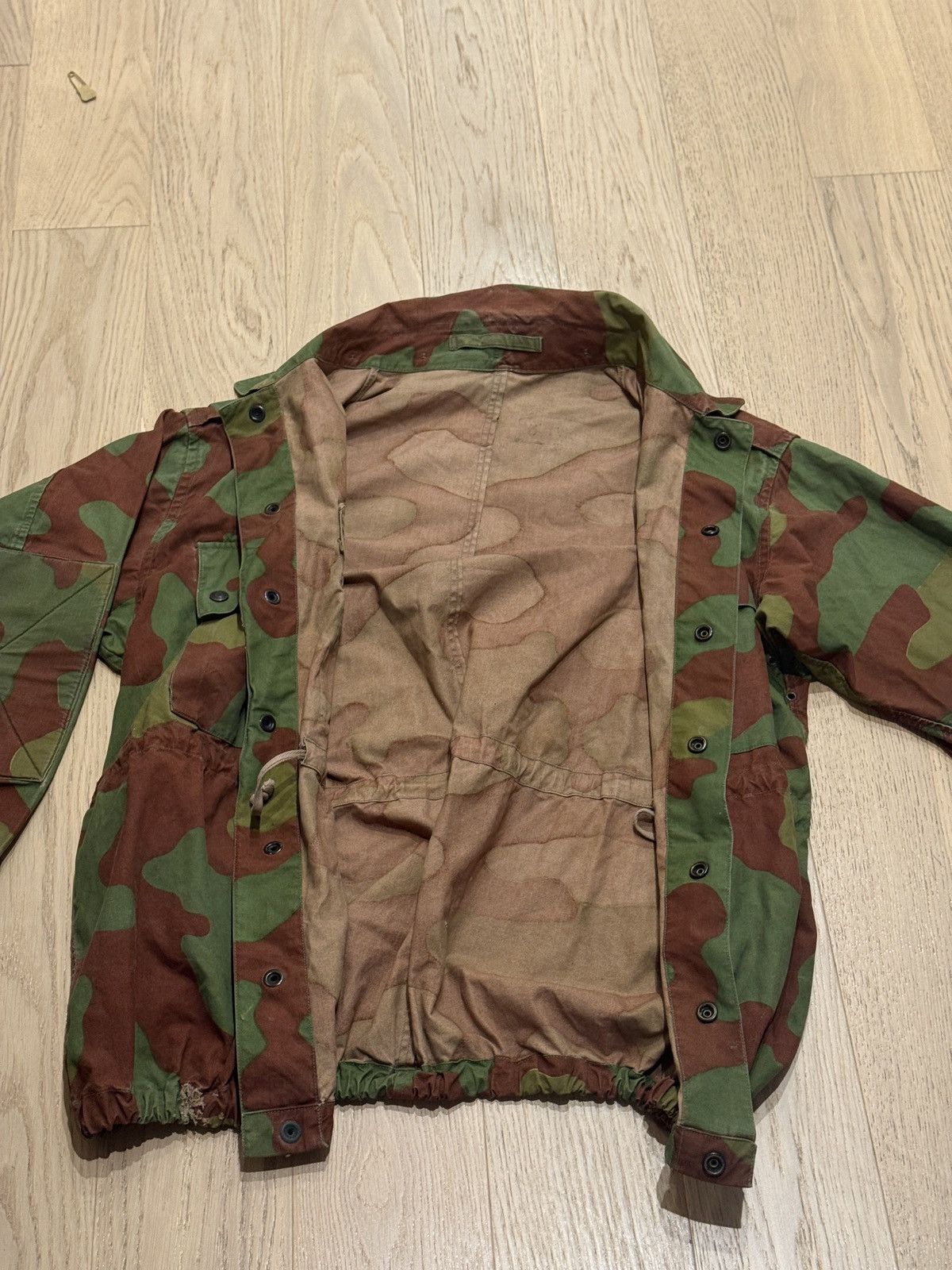 Vintage 1950s Italian M1929 Telo Mimetico paratrooper/smock jacket Size US L / EU 52-54 / 3 - 6 Thumbnail