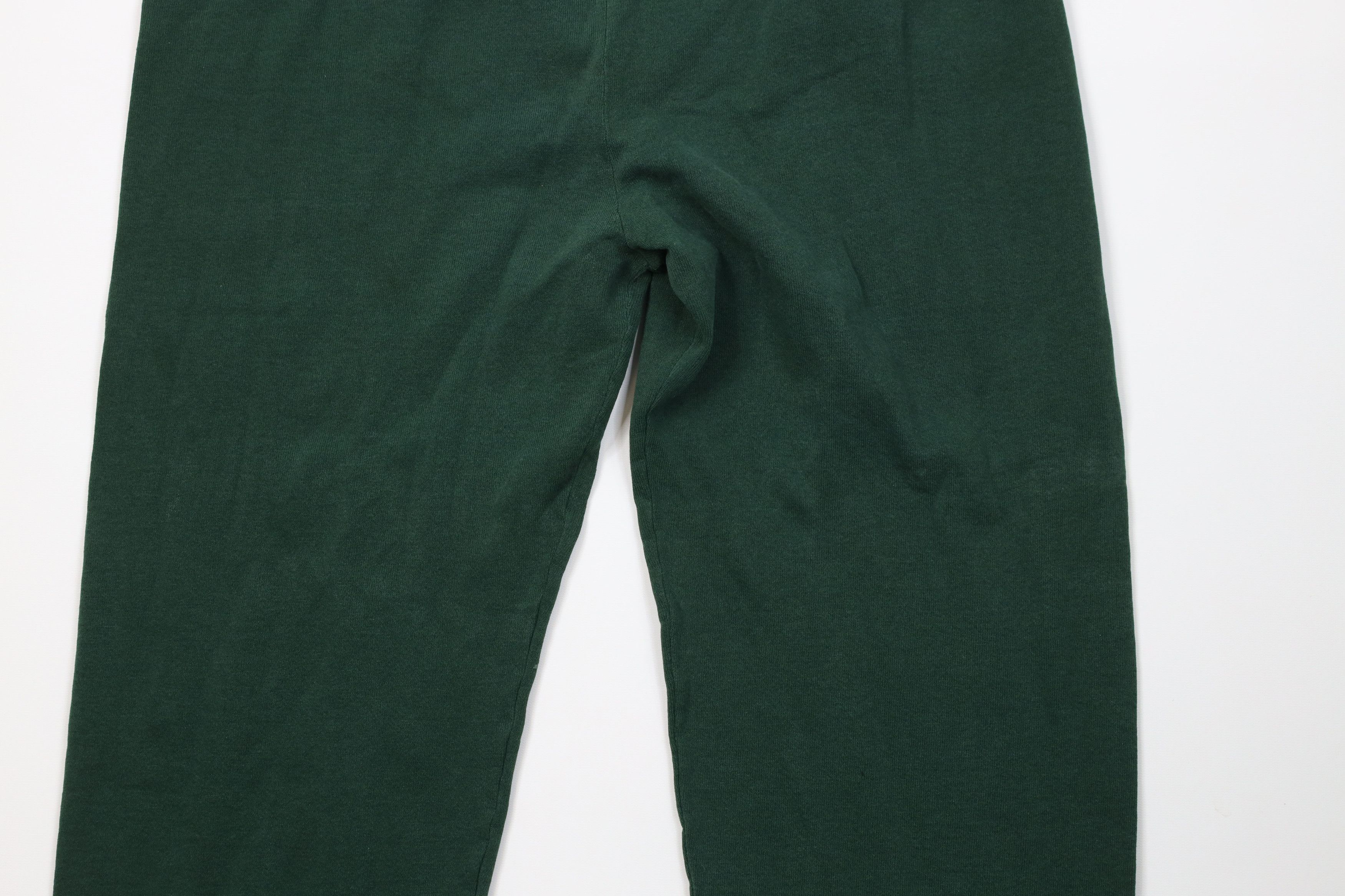 Vintage Vintage 90s Streetwear Blank Sweatpants Joggers Dark Green Size US 36 / EU 52 - 12 Thumbnail